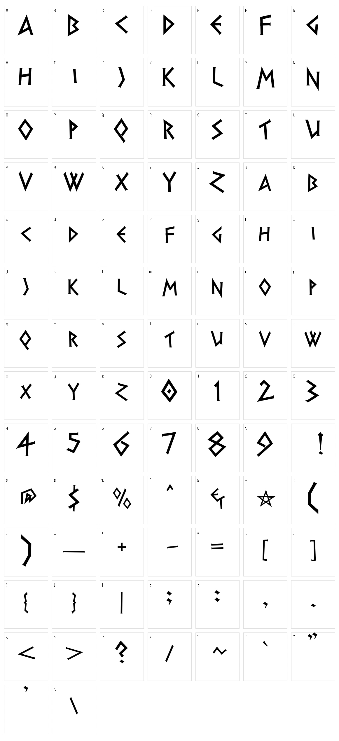 Pirho Herakles Character Set