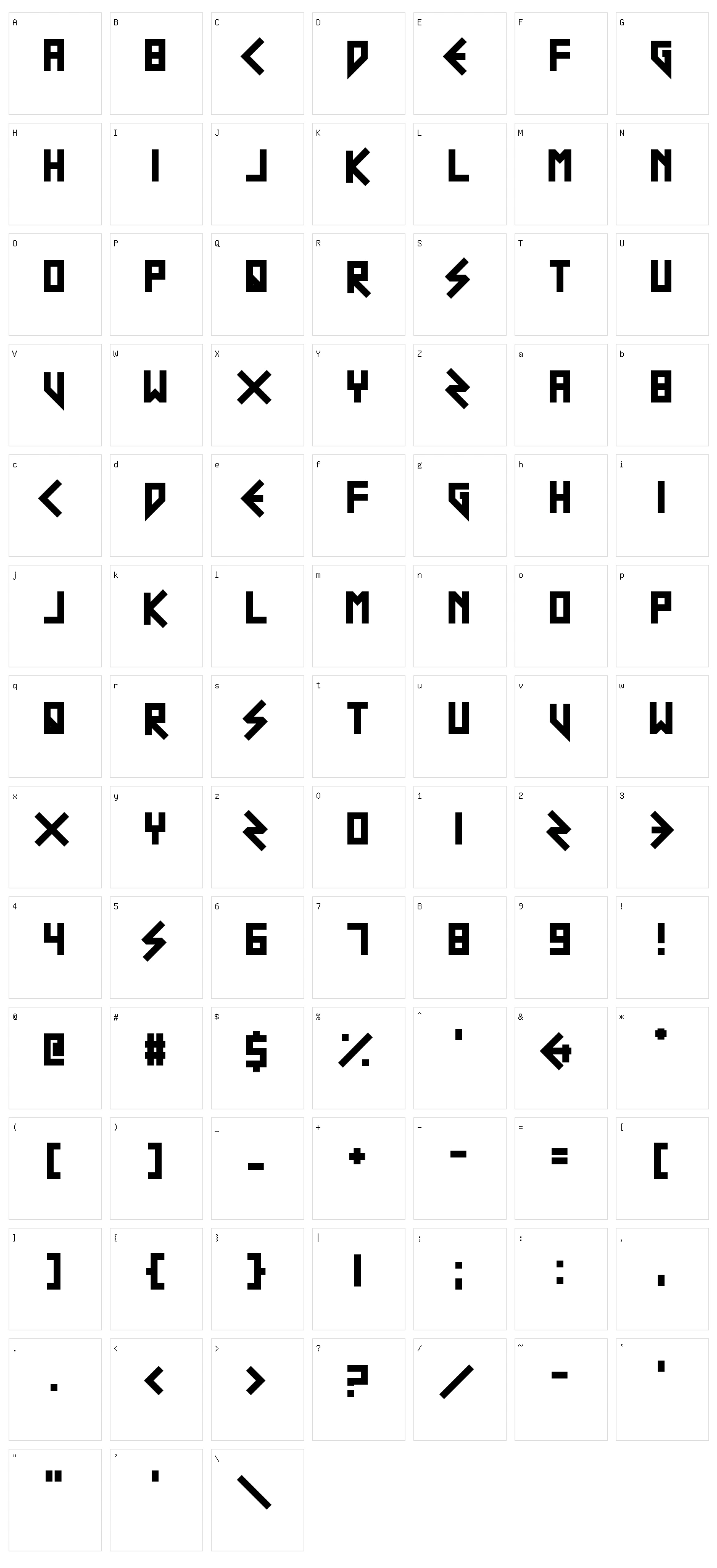 Scouser Ste Character Set