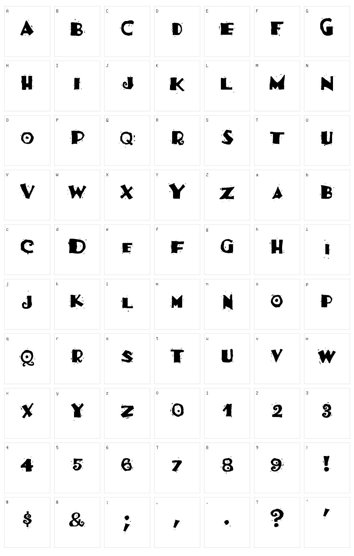 Burrito Character Set