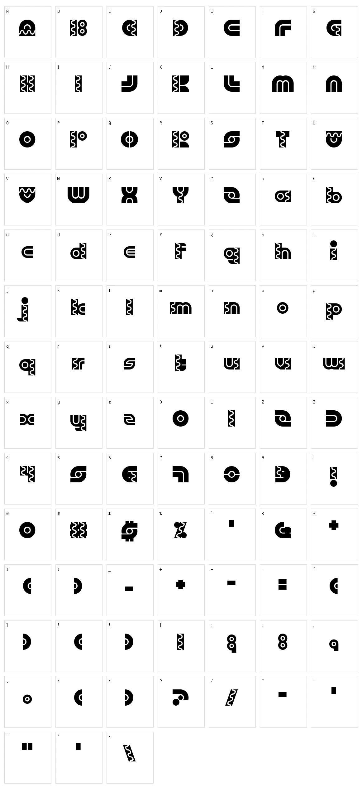 Robo Arriba Character Set