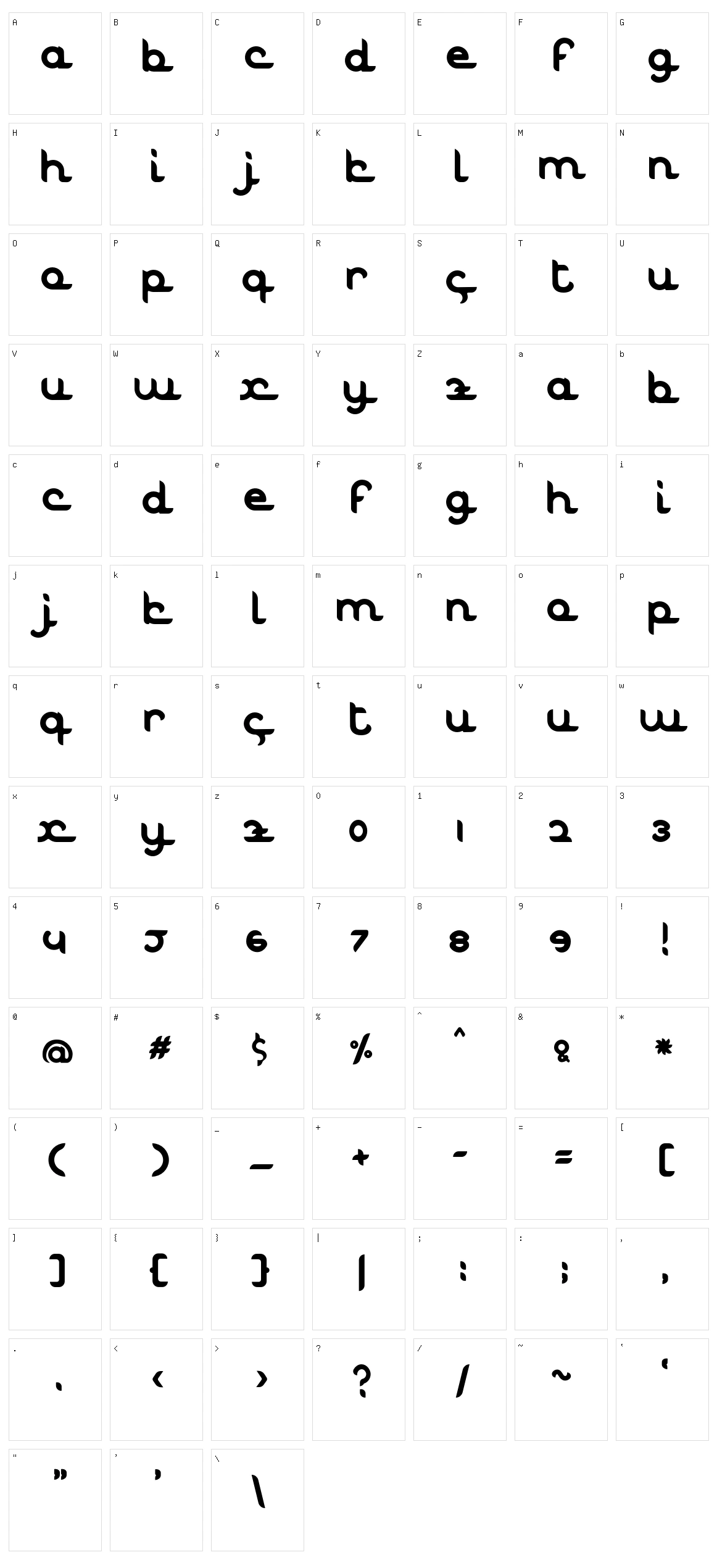 Marhaban Character Set