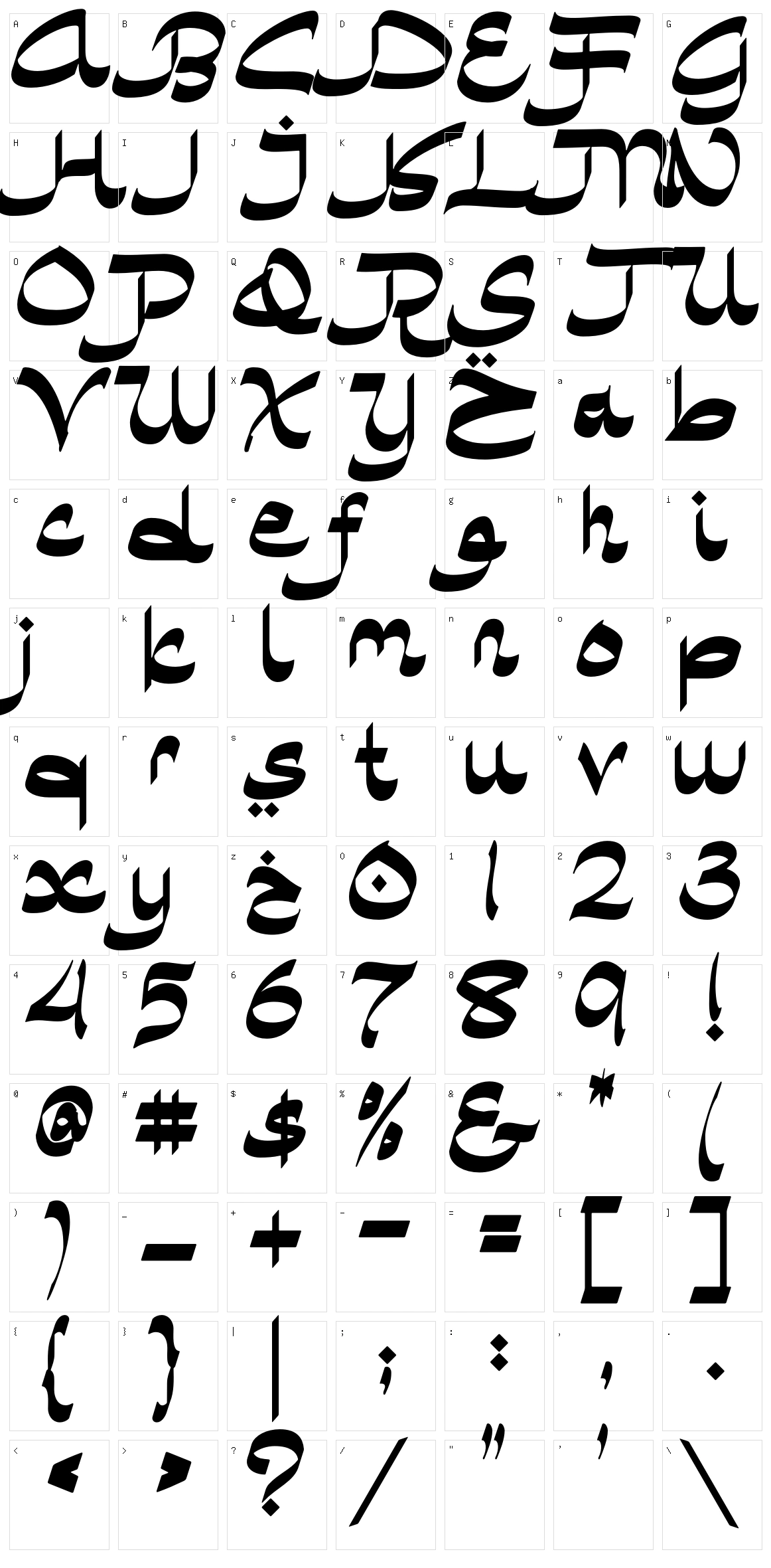 Marhaban Ramadhan Character Set
