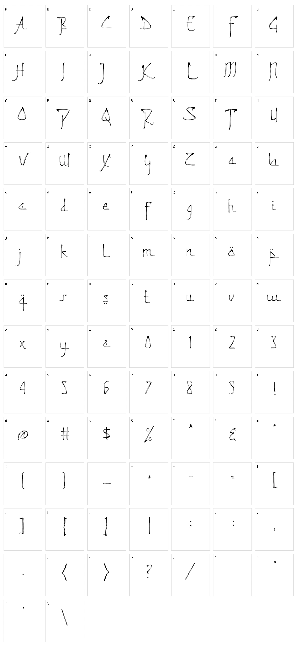 Ramadan Character Set