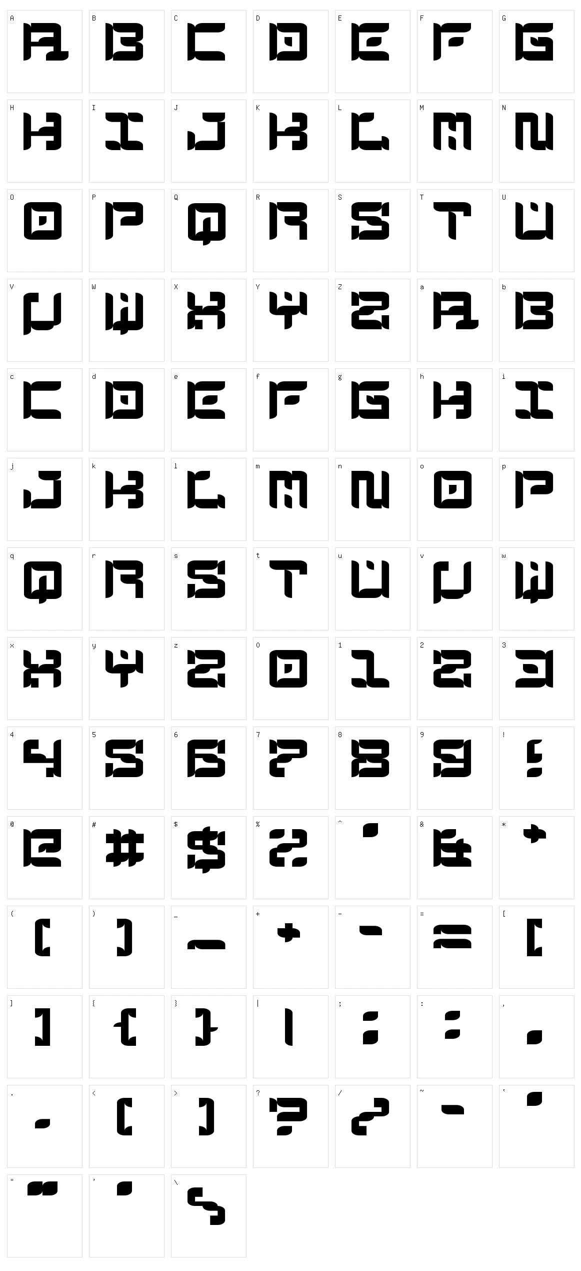 The Messenger Character Set