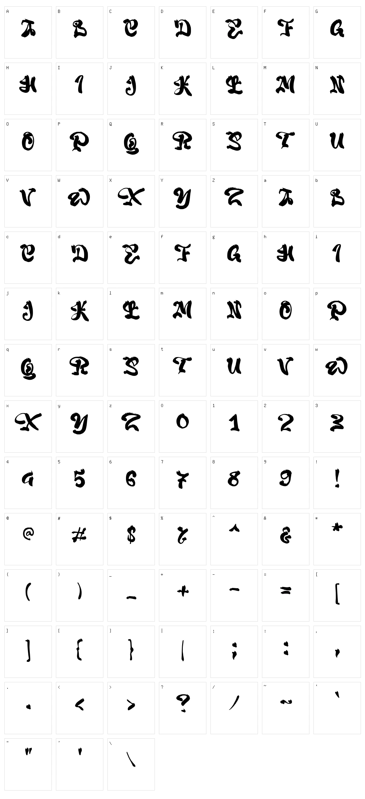 A Ai Love Character Set