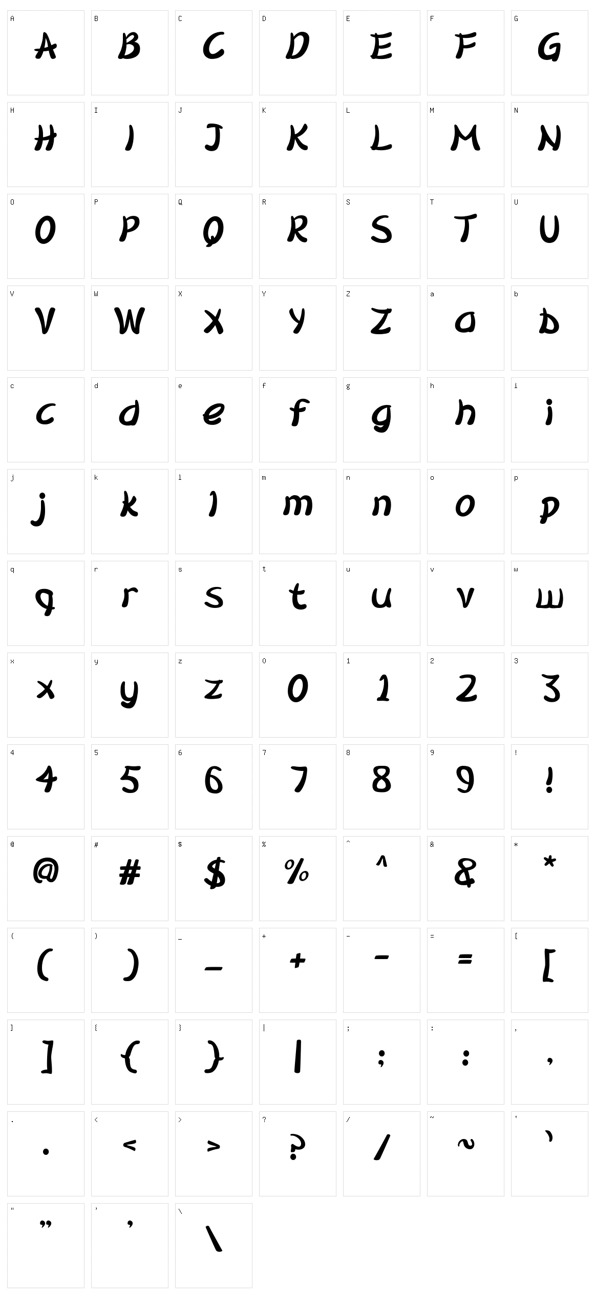 Miyomura Character Set