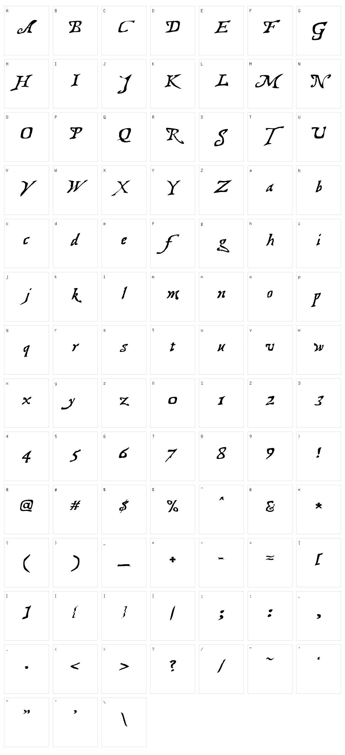 Treasure Map Deadland Character Set