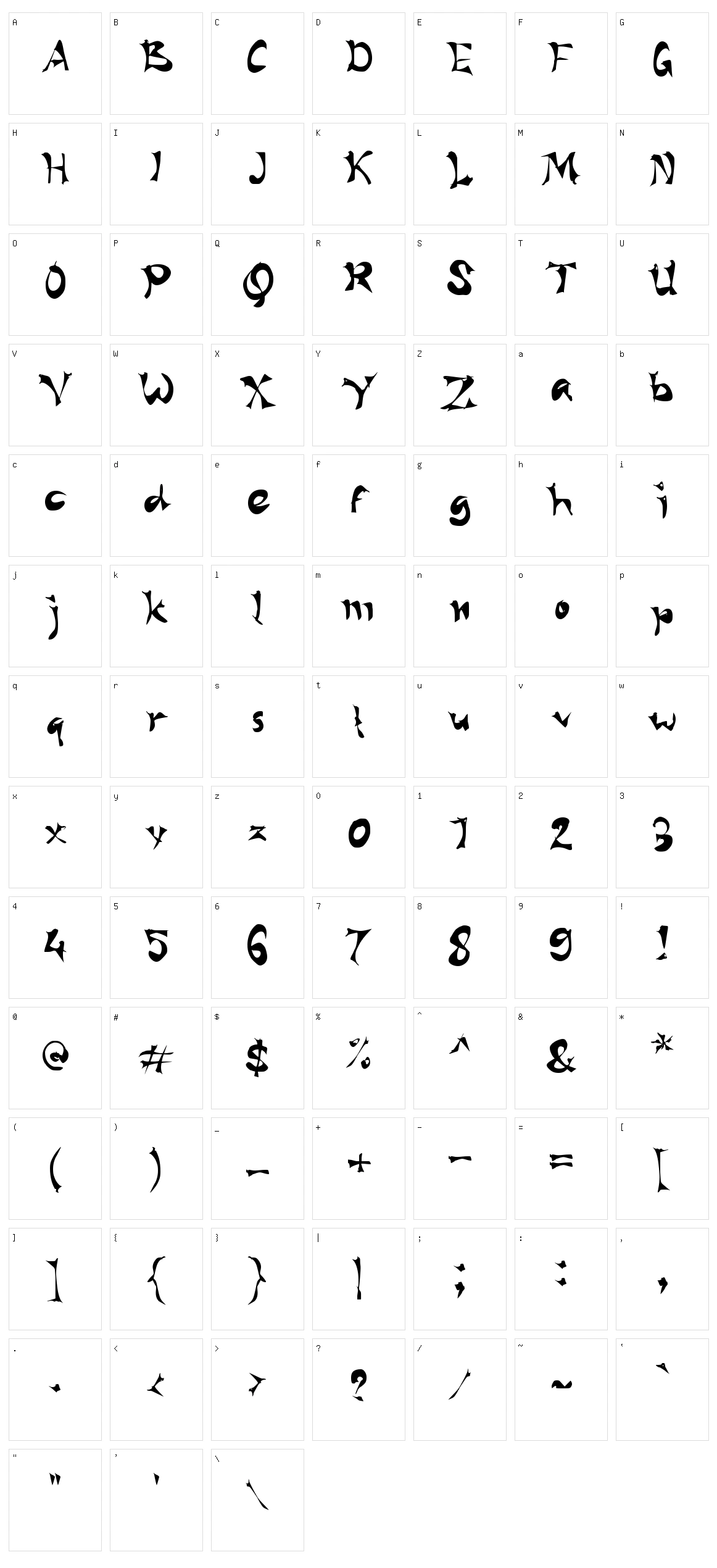 b Barusan Lindu Character Set