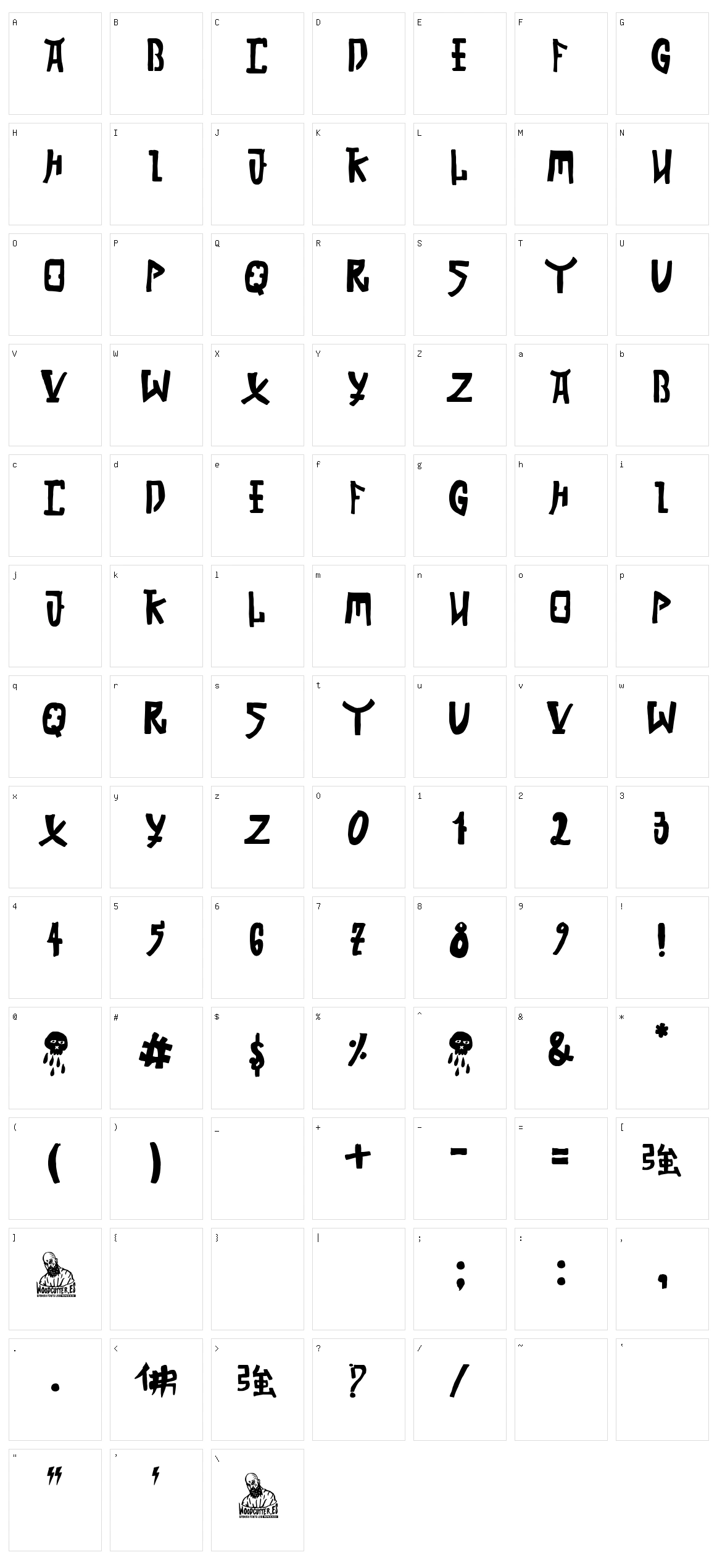 China Club Character Set