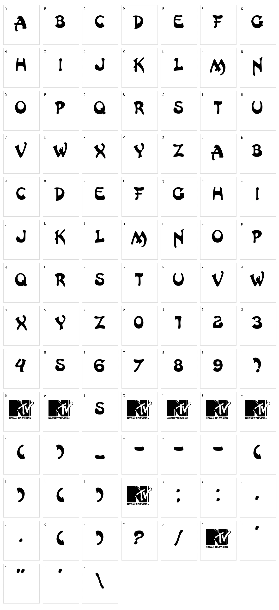 HongKong Character Set