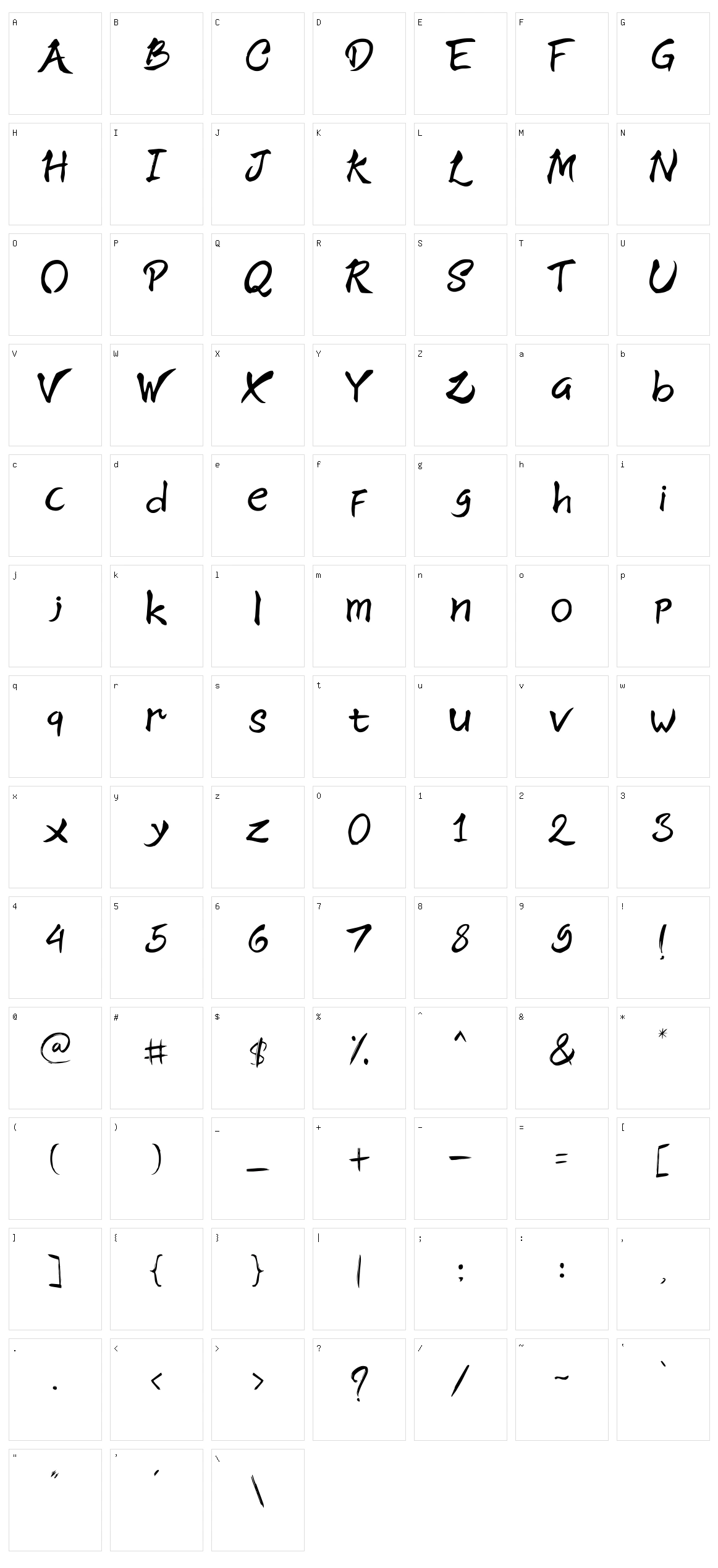 Japan Wave Character Set