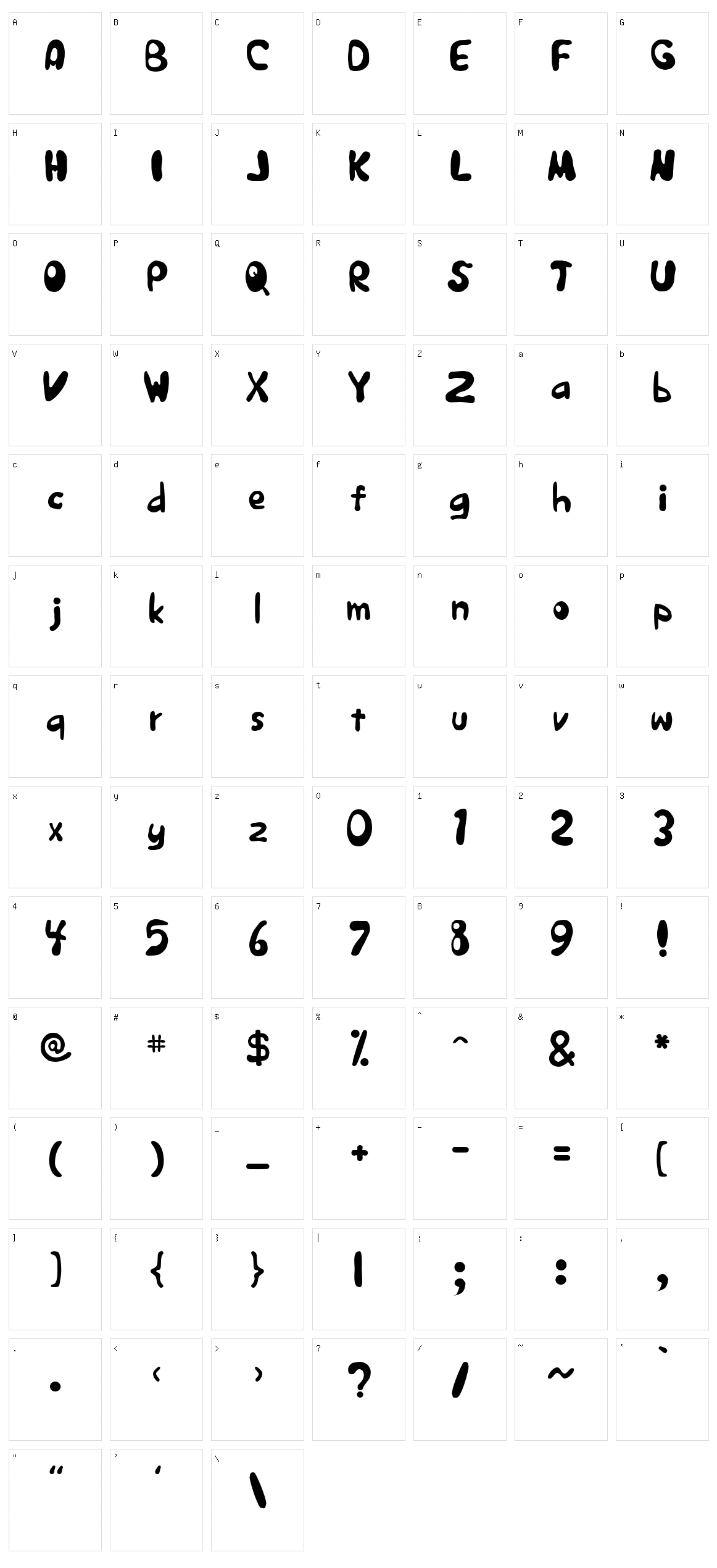 Japestyle Character Set