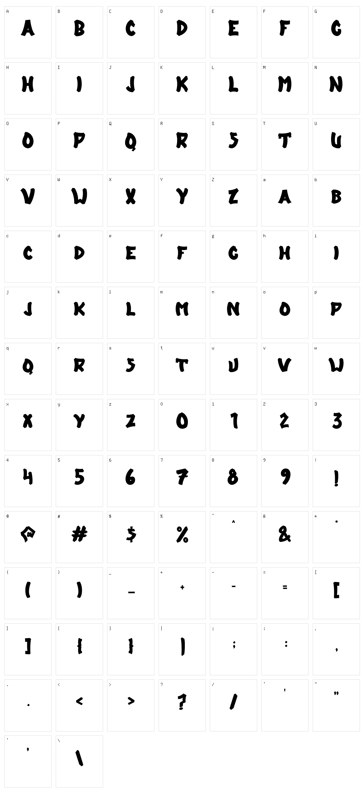 Karasu Character Set