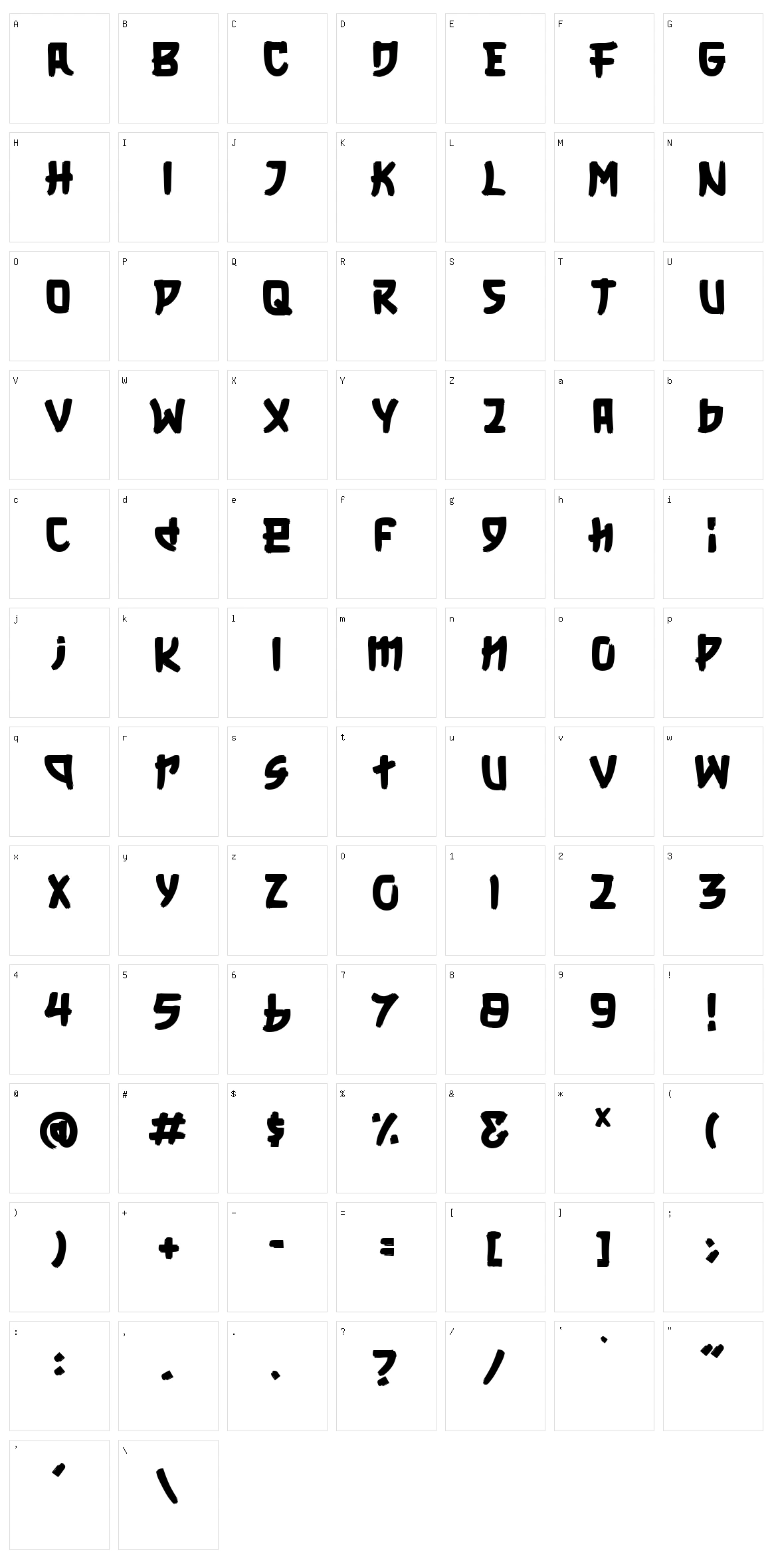 Midorima Character Set