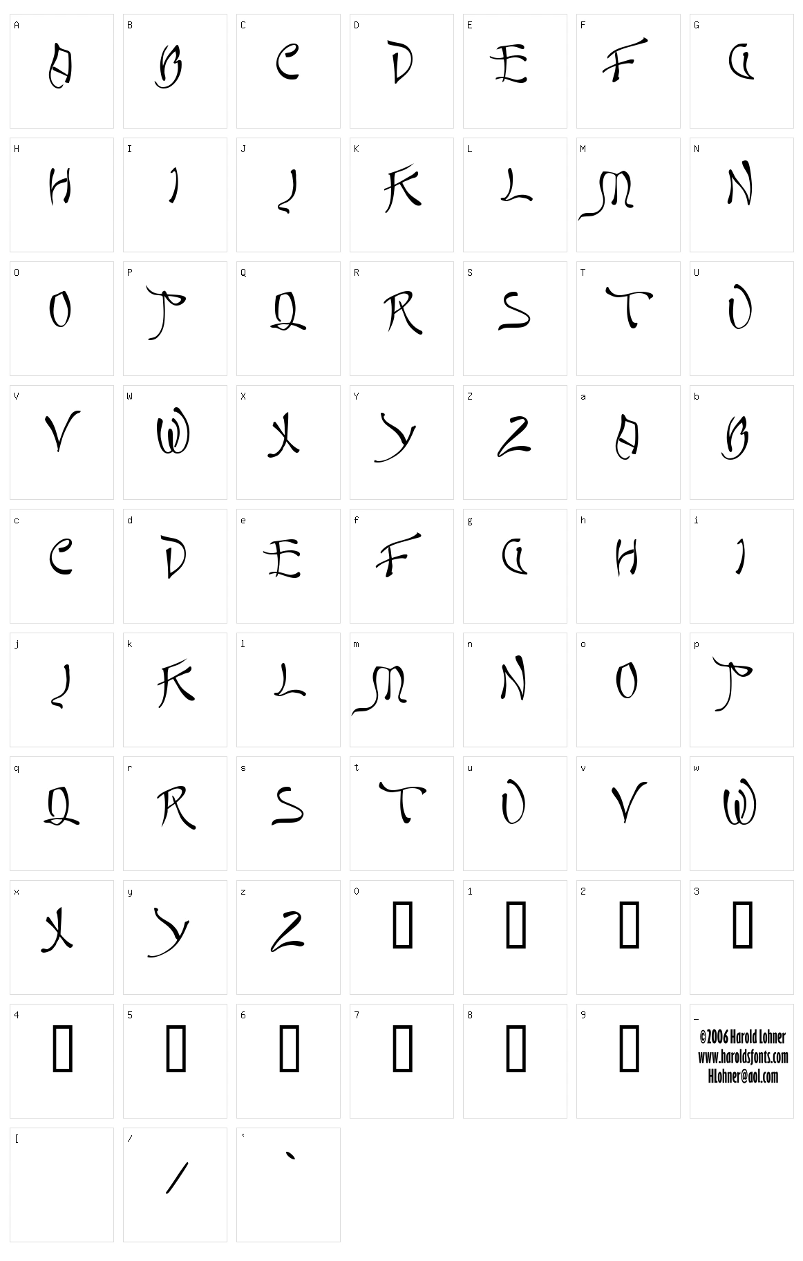 Quasi Character Set