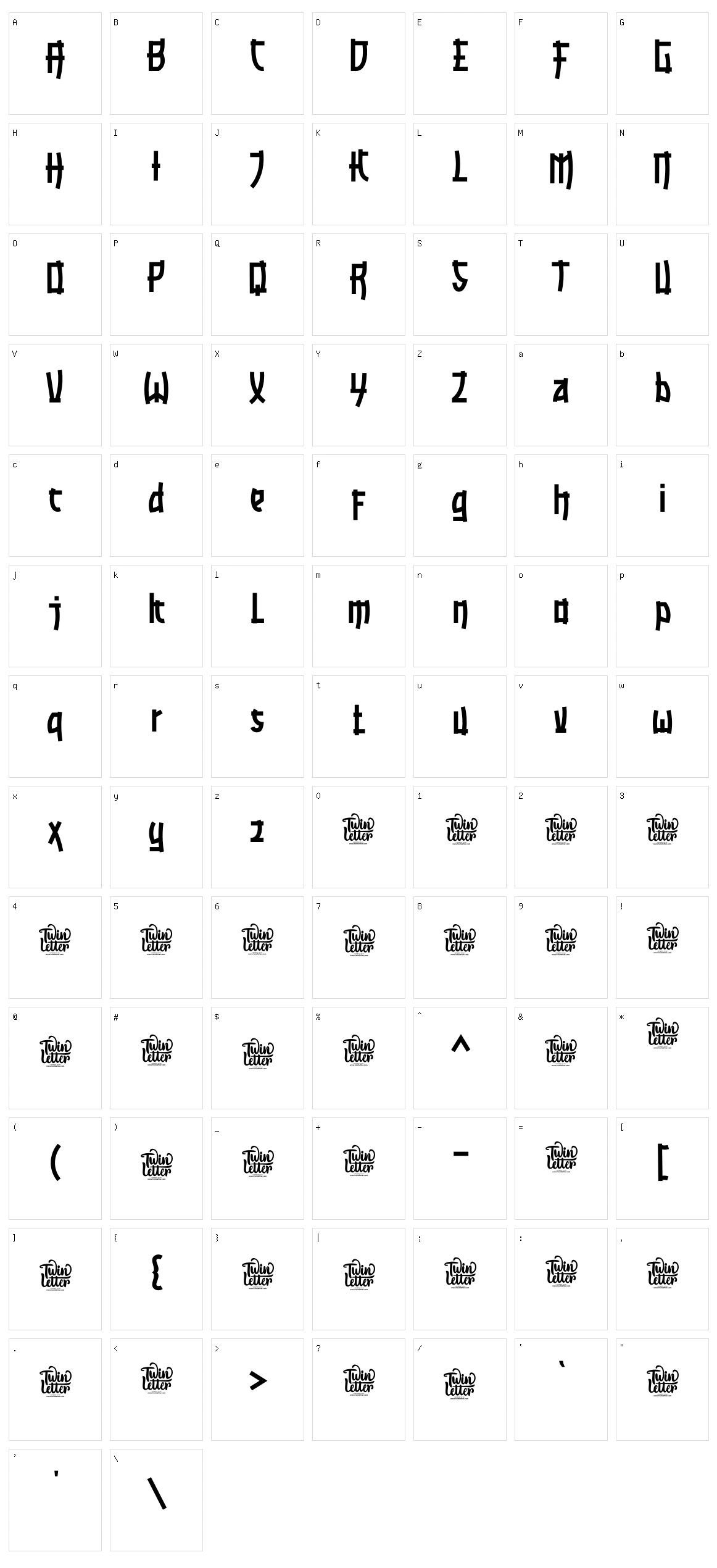 Ramisa Character Set