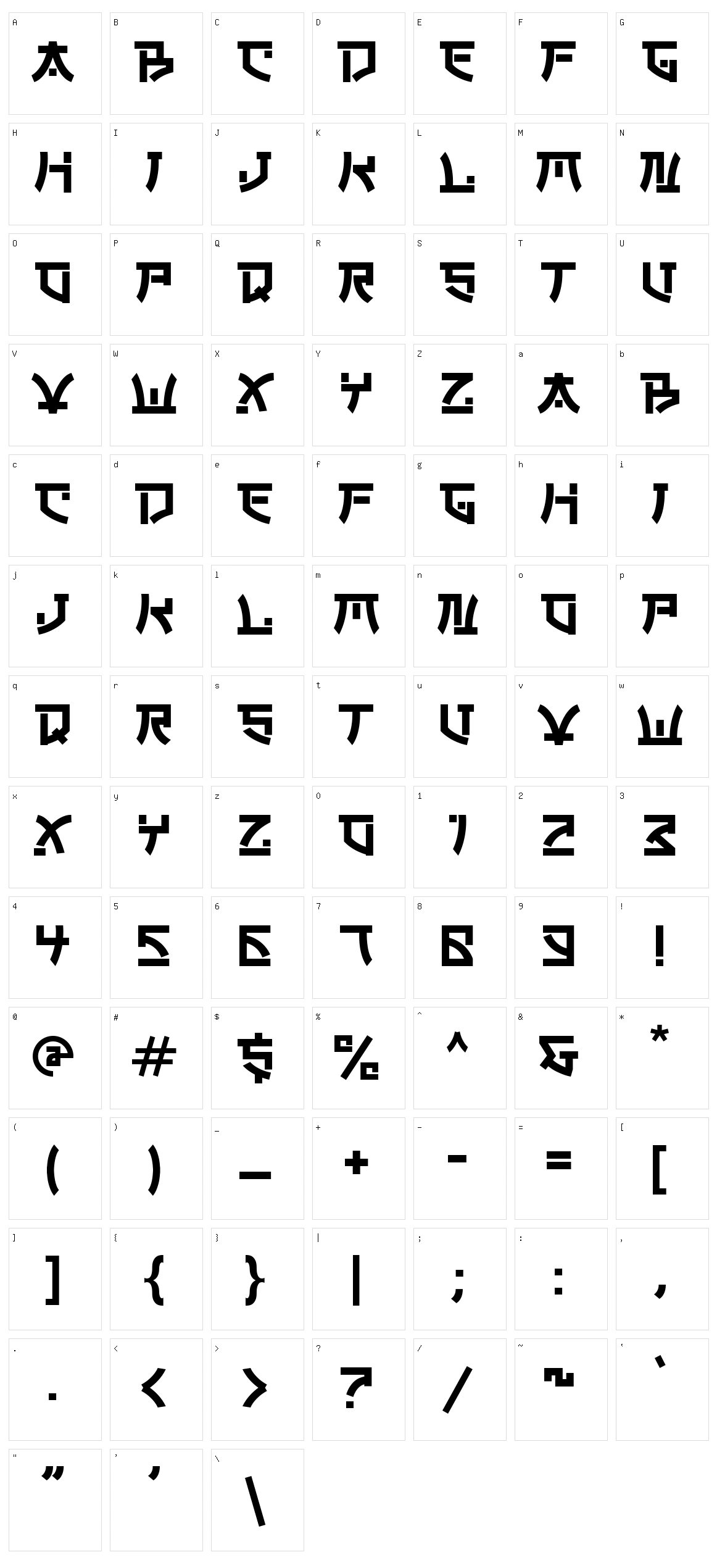 Sakurata Character Set