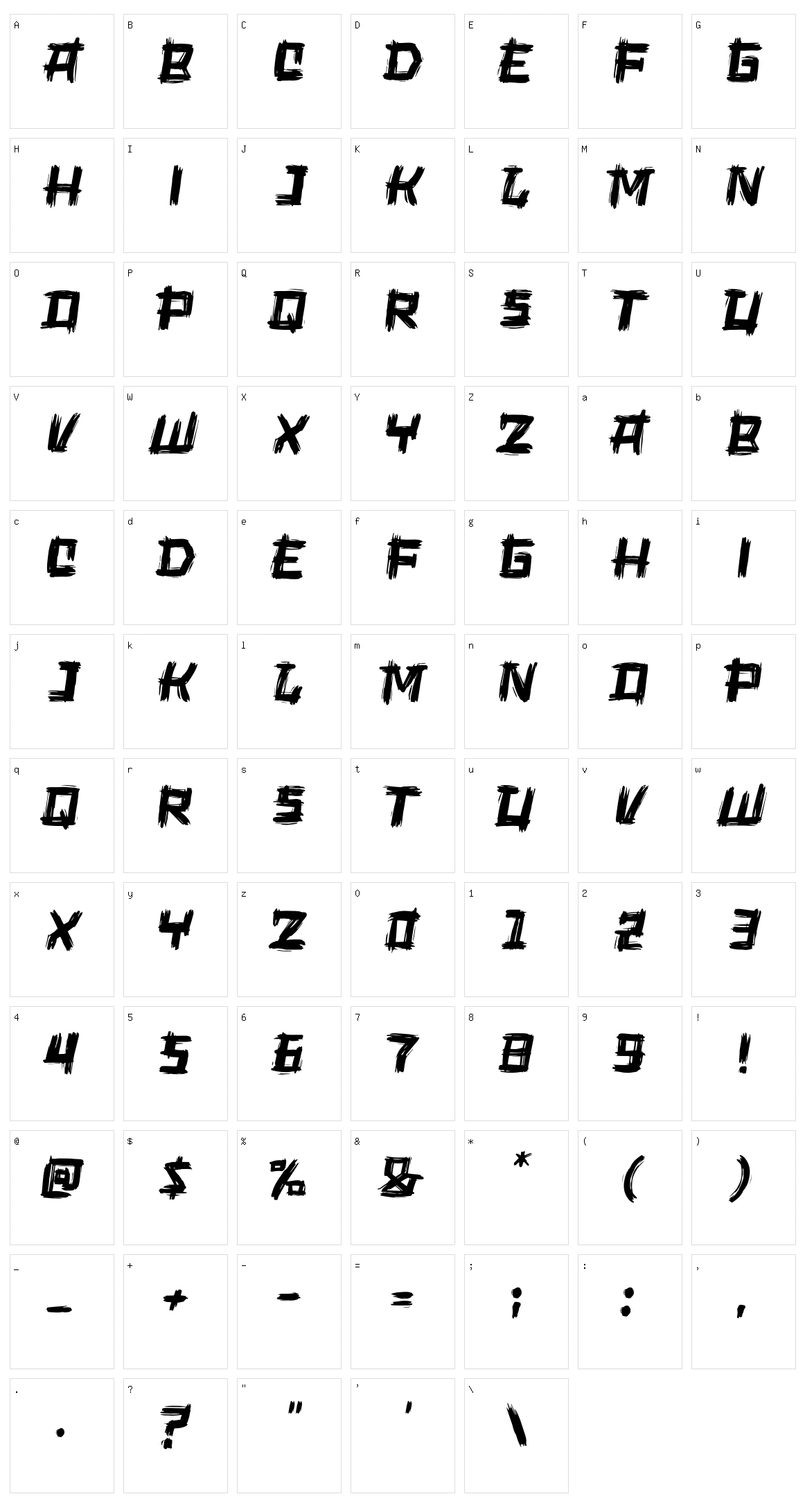 Sankyu Character Set