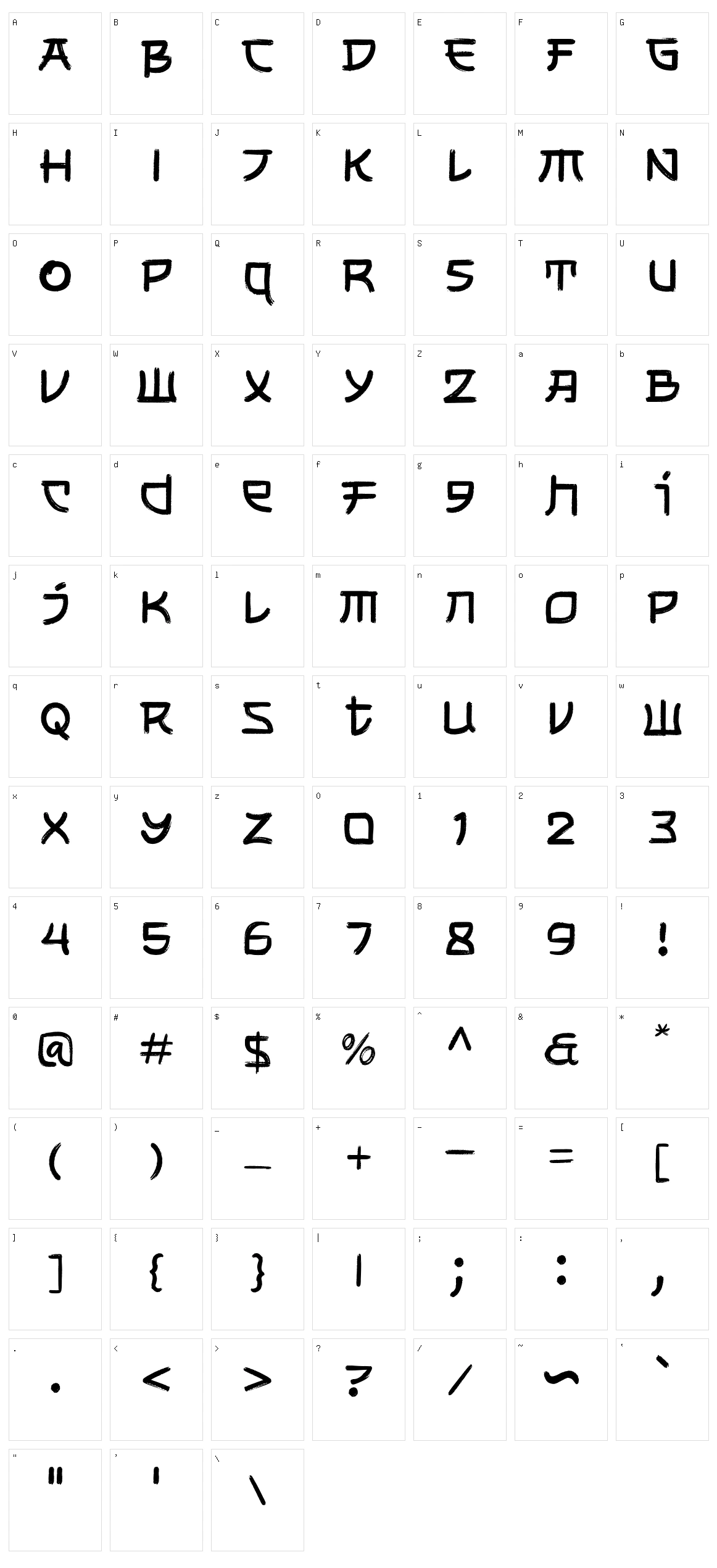 Shikamaru Character Set