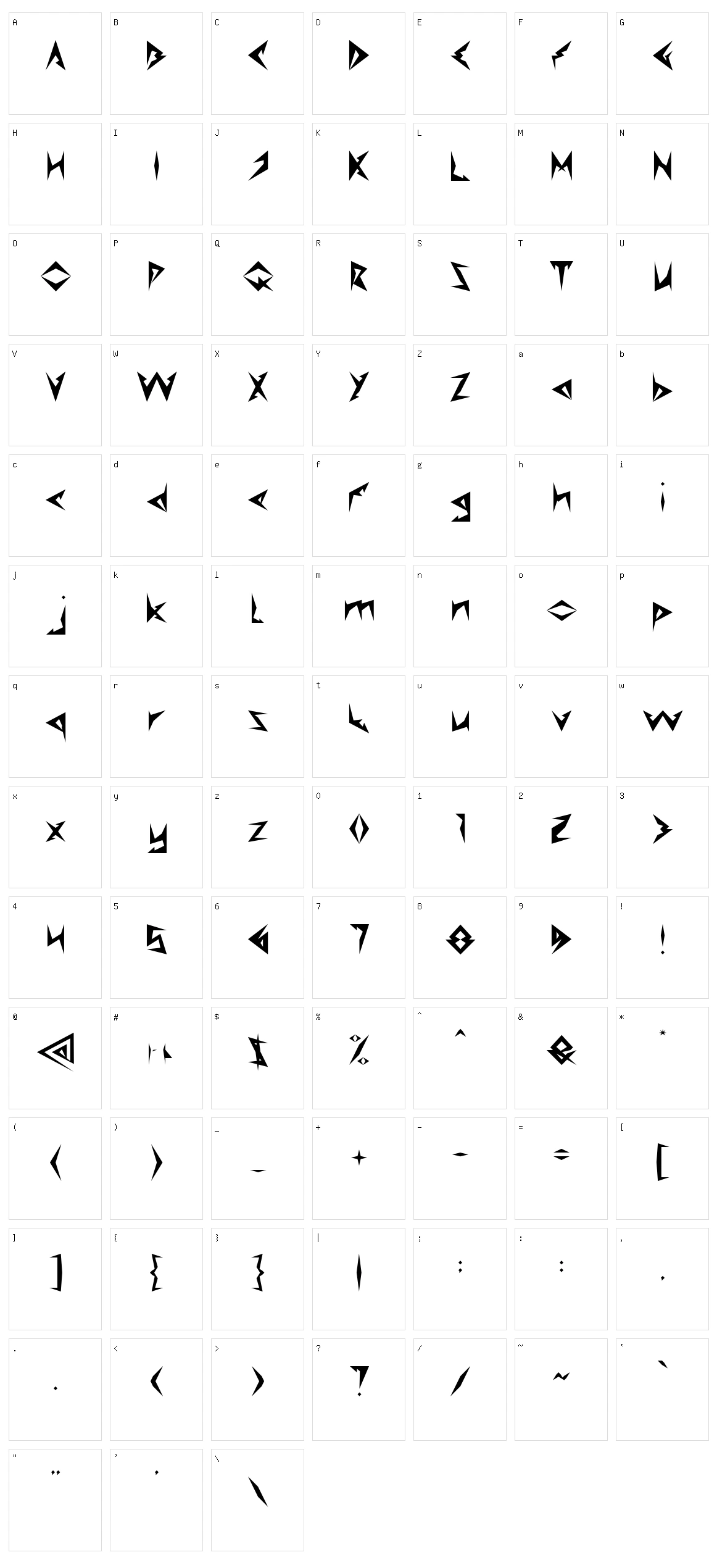 Shinobi Ninja Character Set