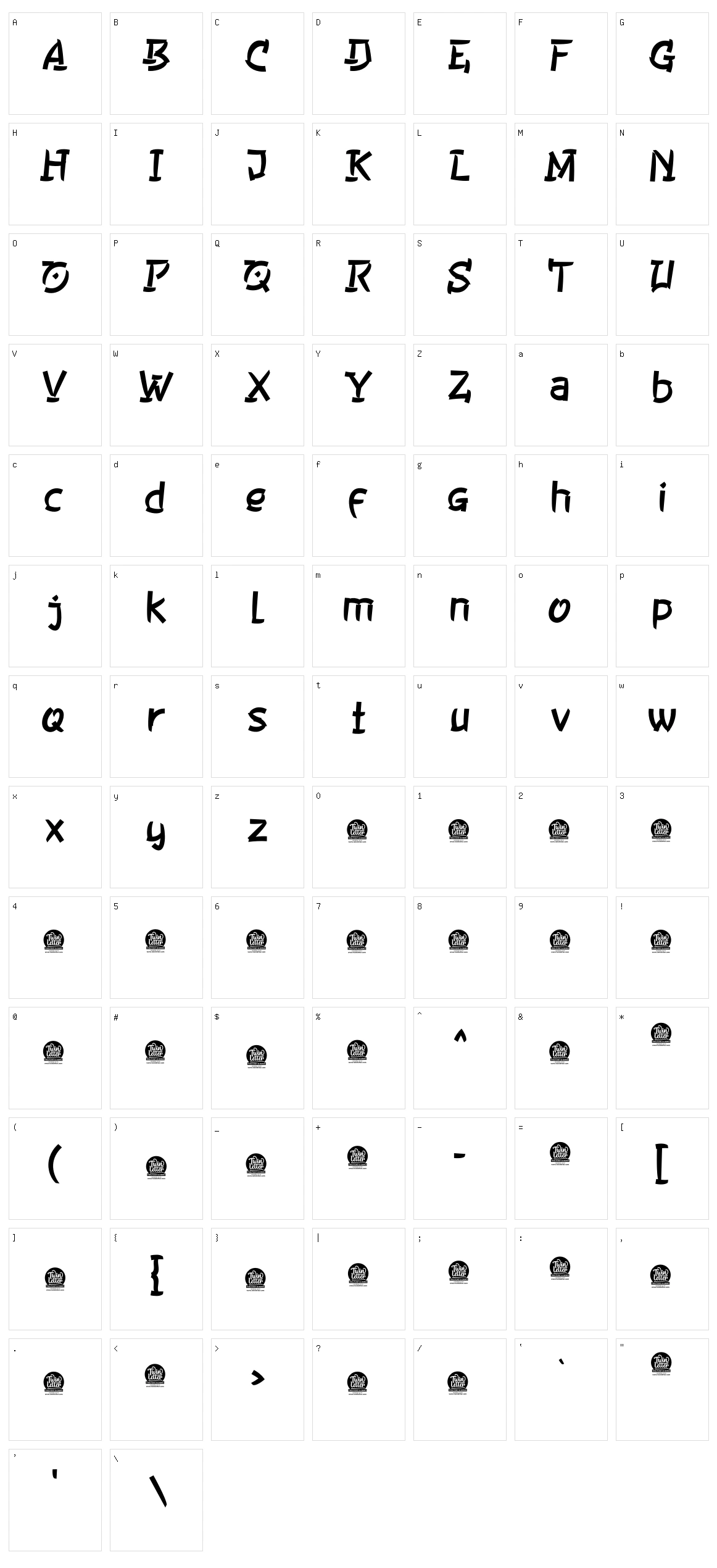Sukoro Character Set