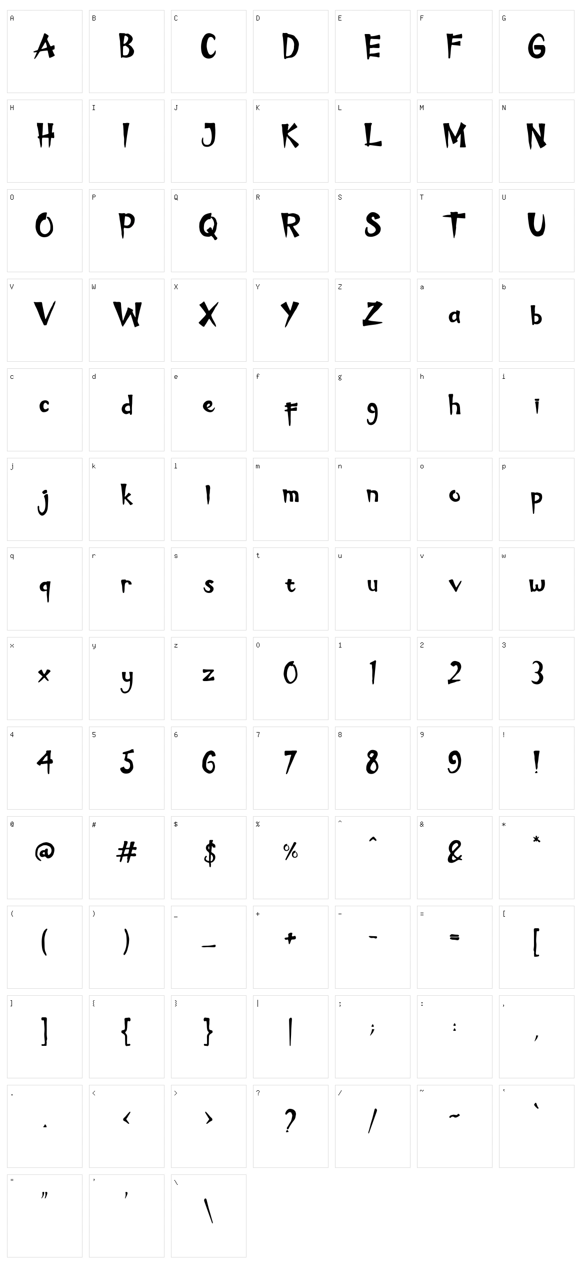 Takoyaki Character Set