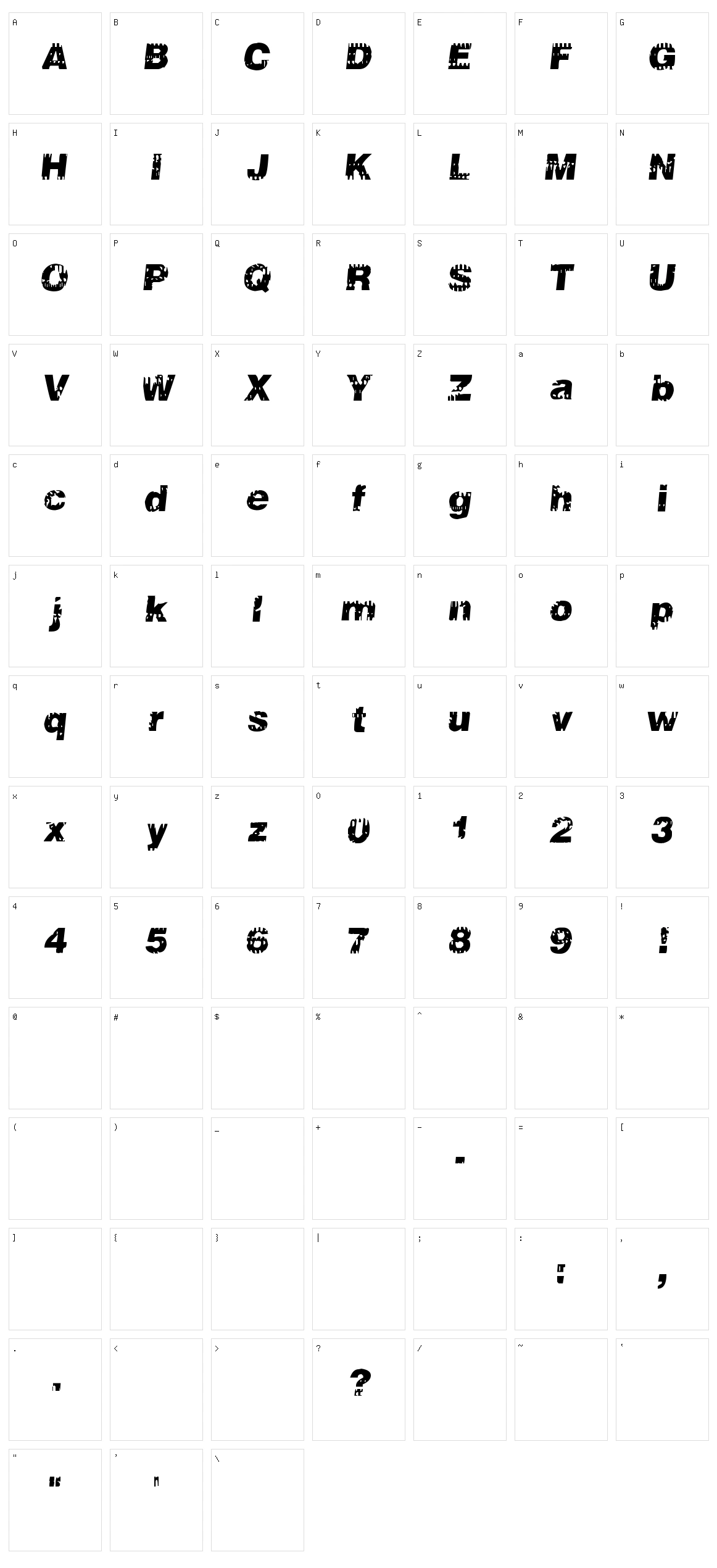 106 Beats That Character Set