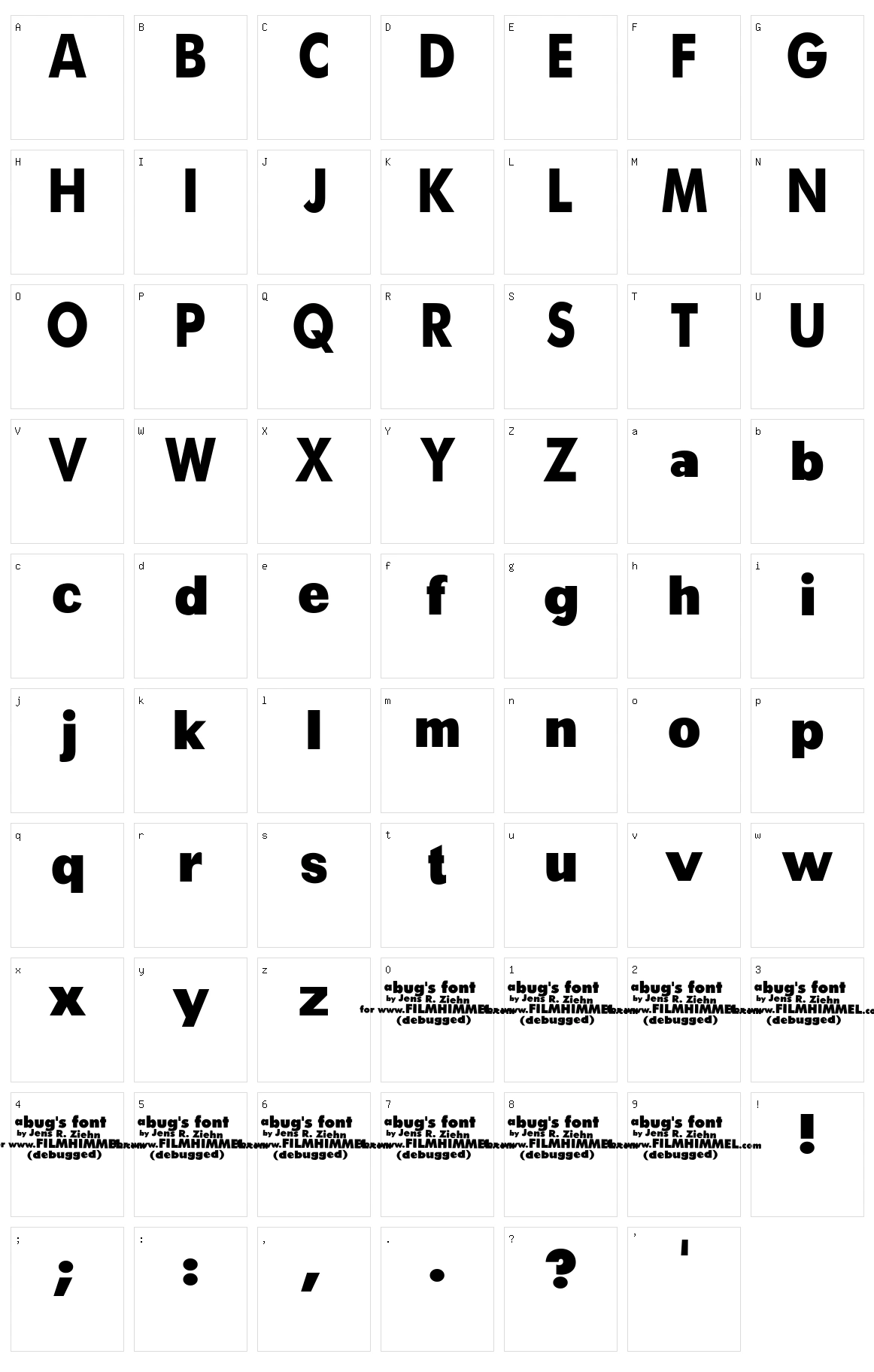 A Bug's Life Character Set