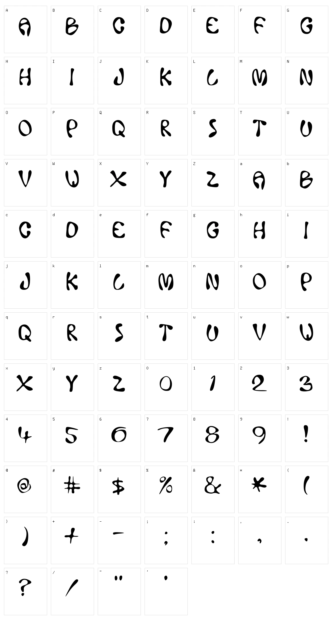 Ace Crickey Character Set