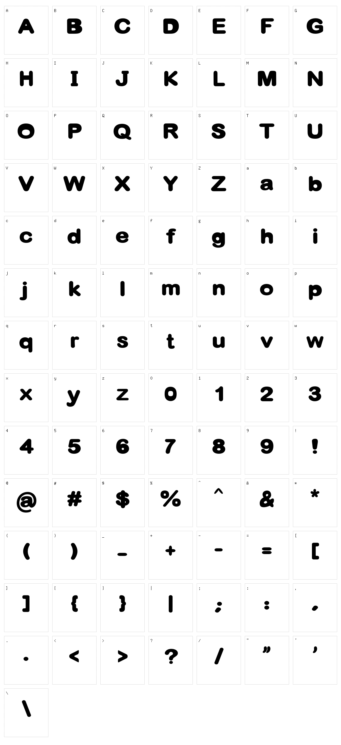 Achieve It Character Set