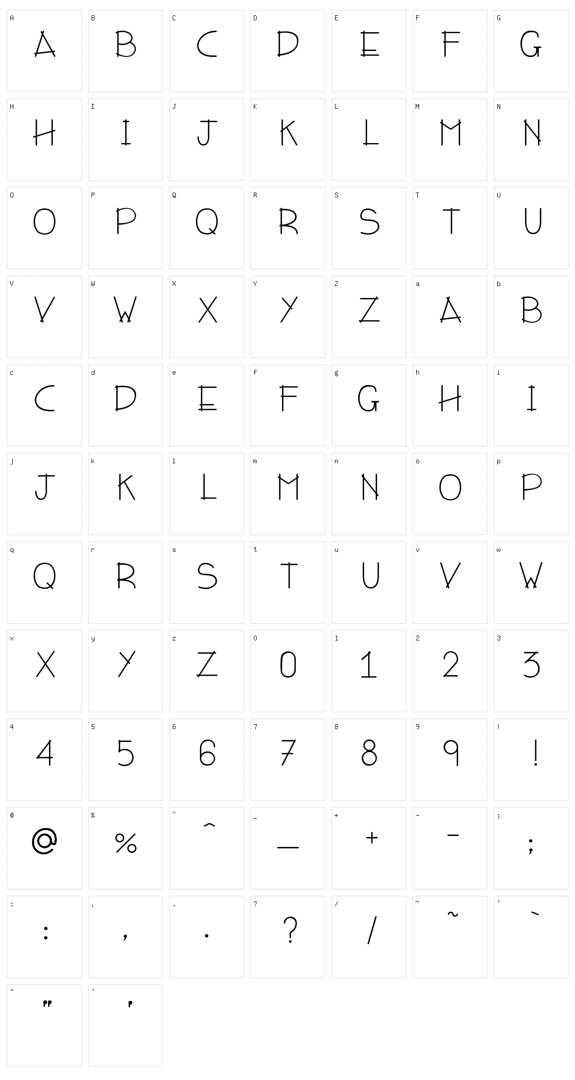 Adalbs Character Set