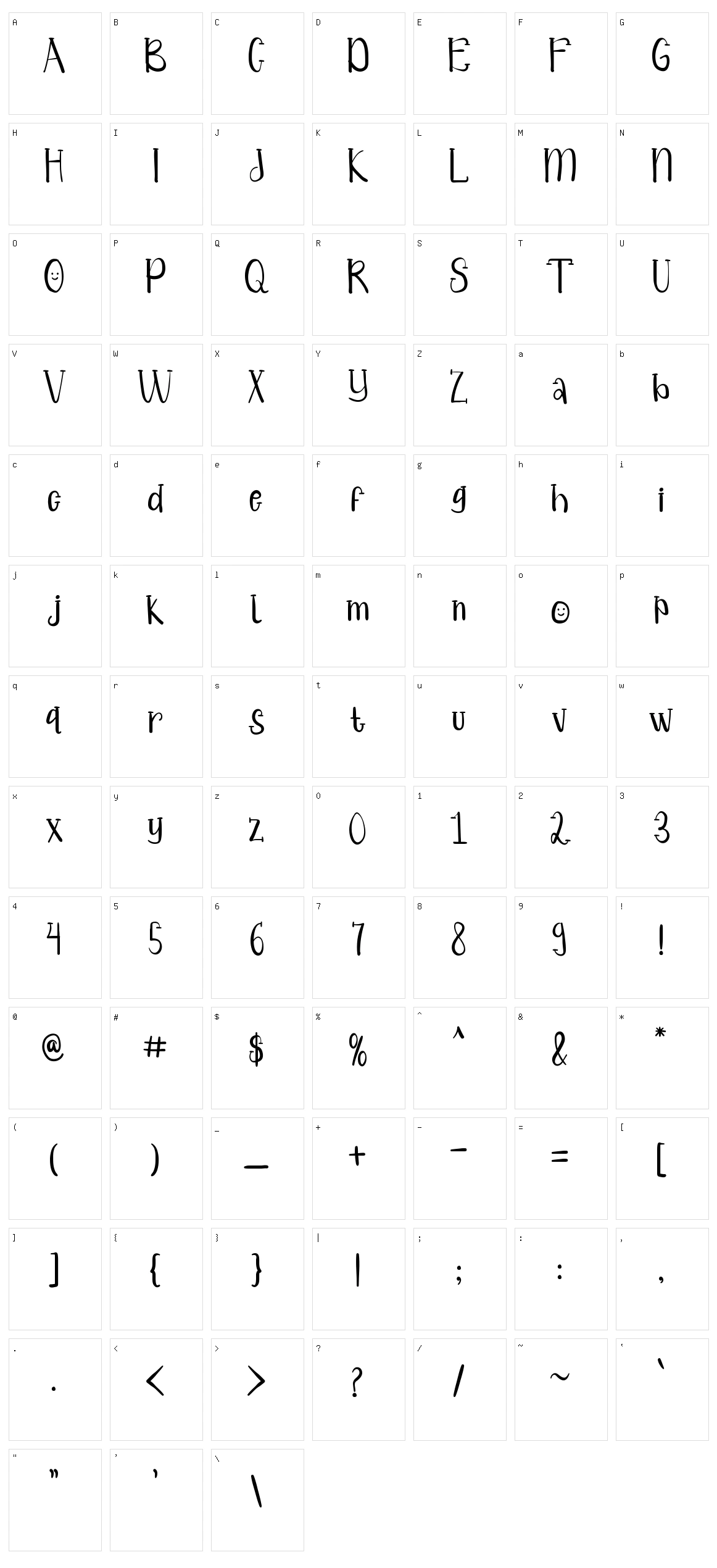 Adoorably Character Set