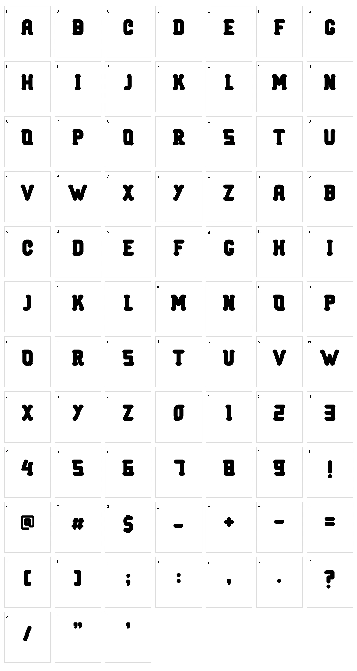 Adventure Character Set