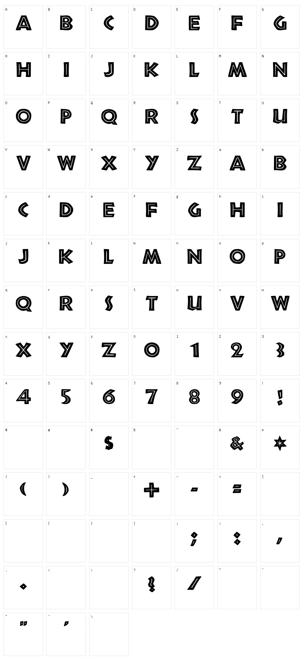 African Character Set