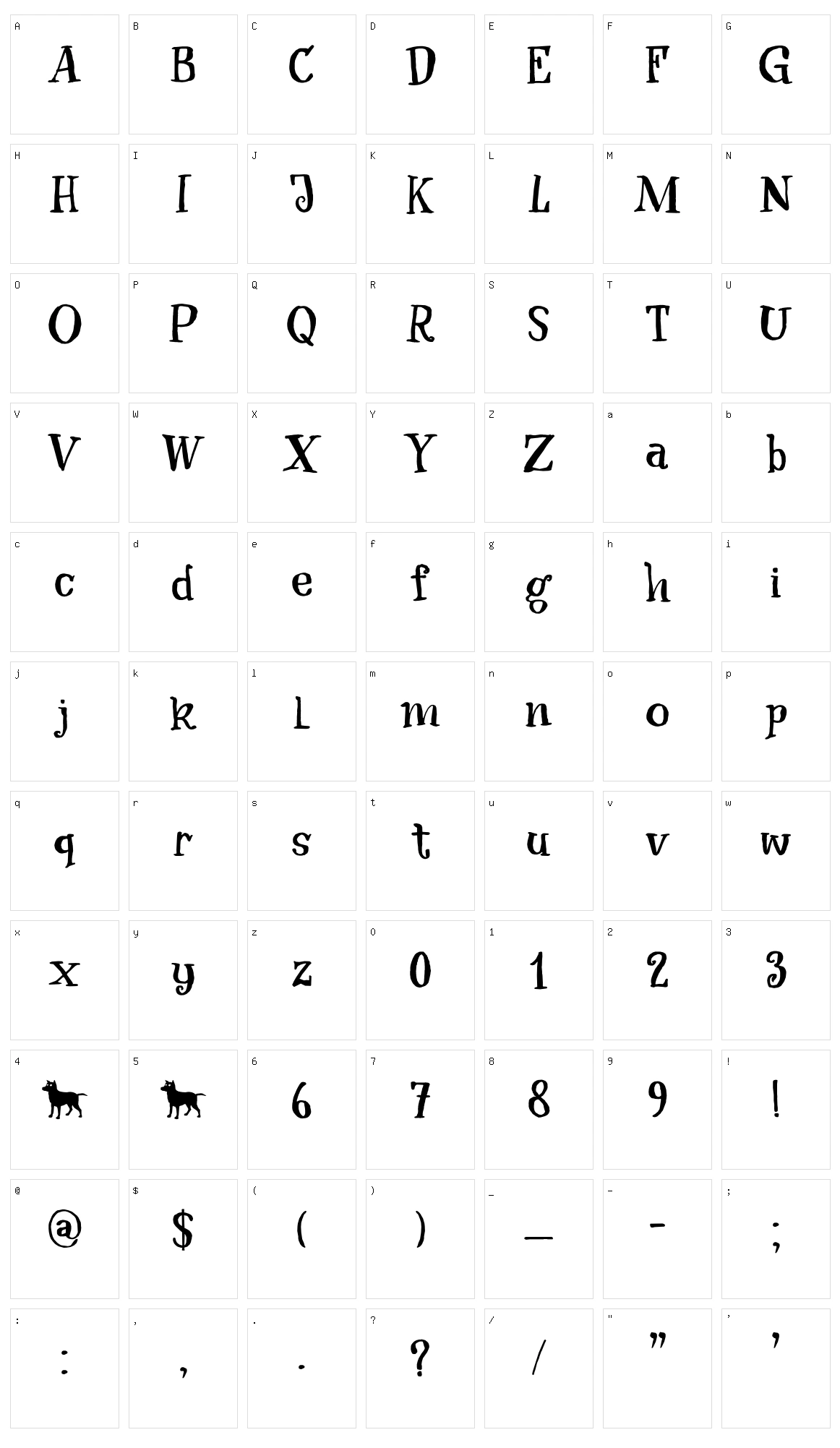 After Nightfall Character Set