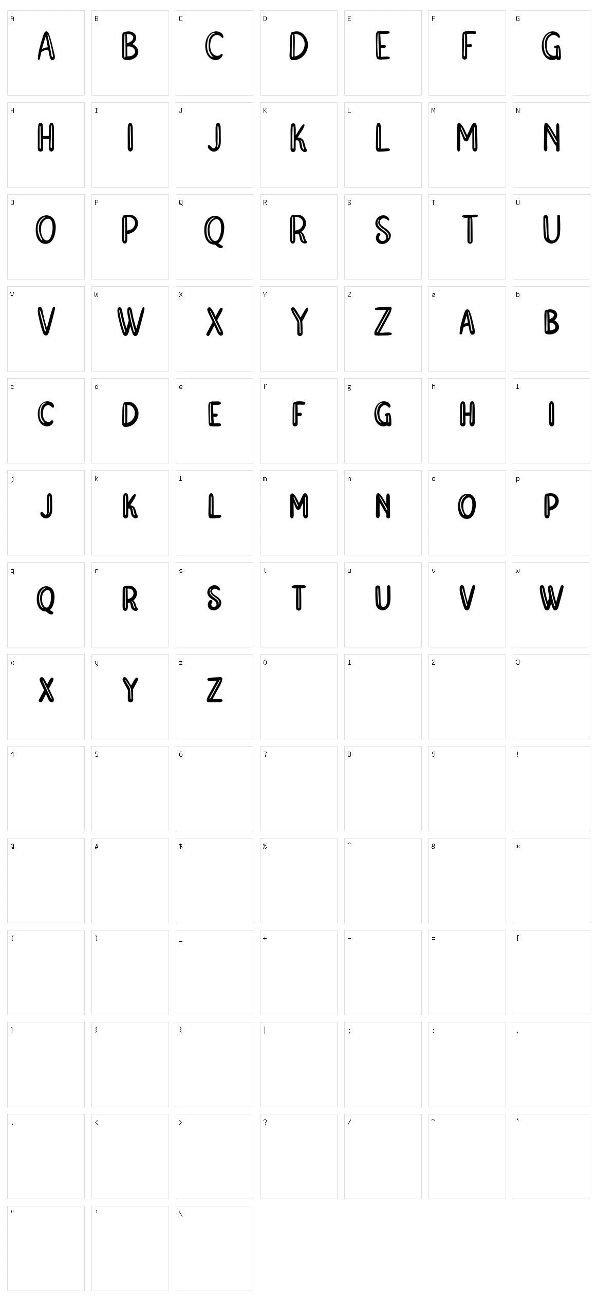 Agnostic Mirossa Character Set