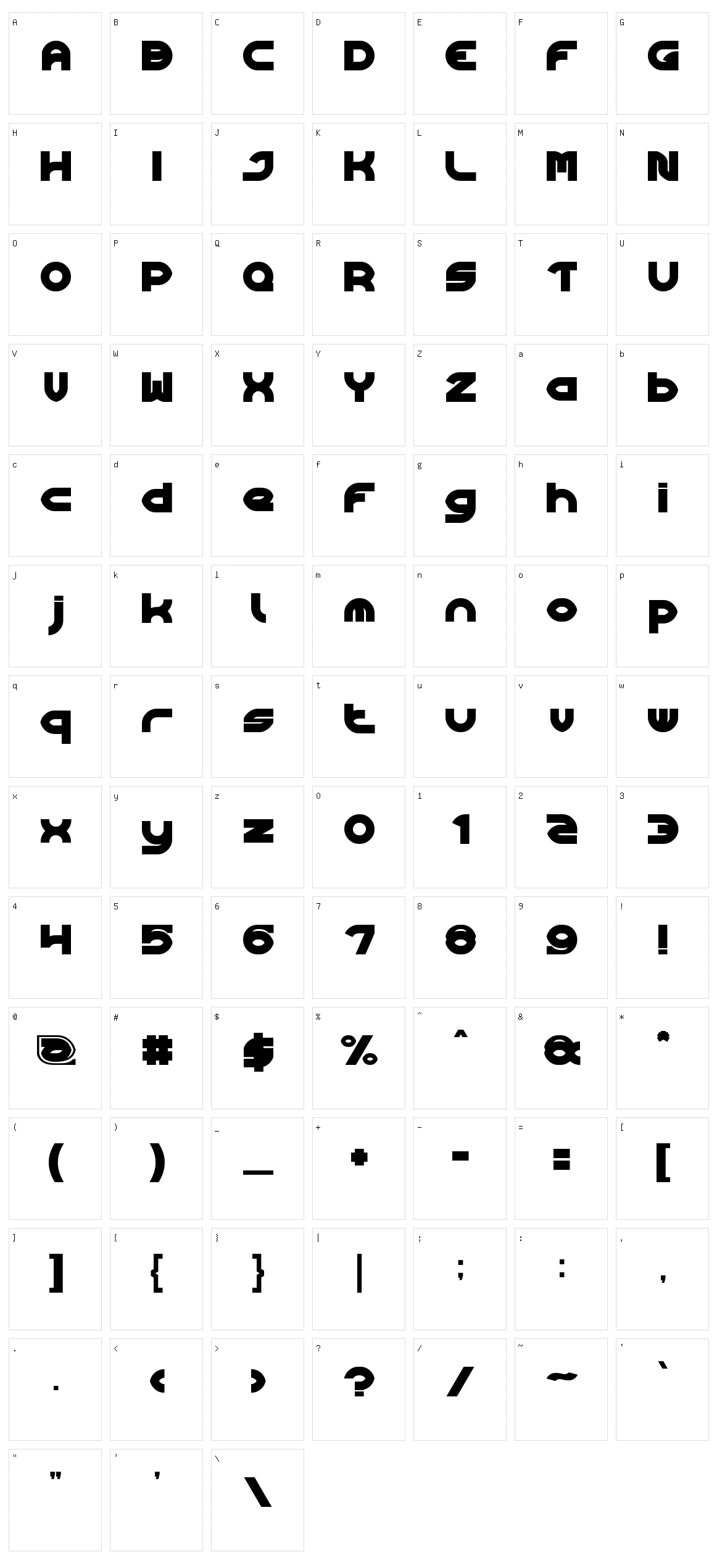 Algorithm Character Set