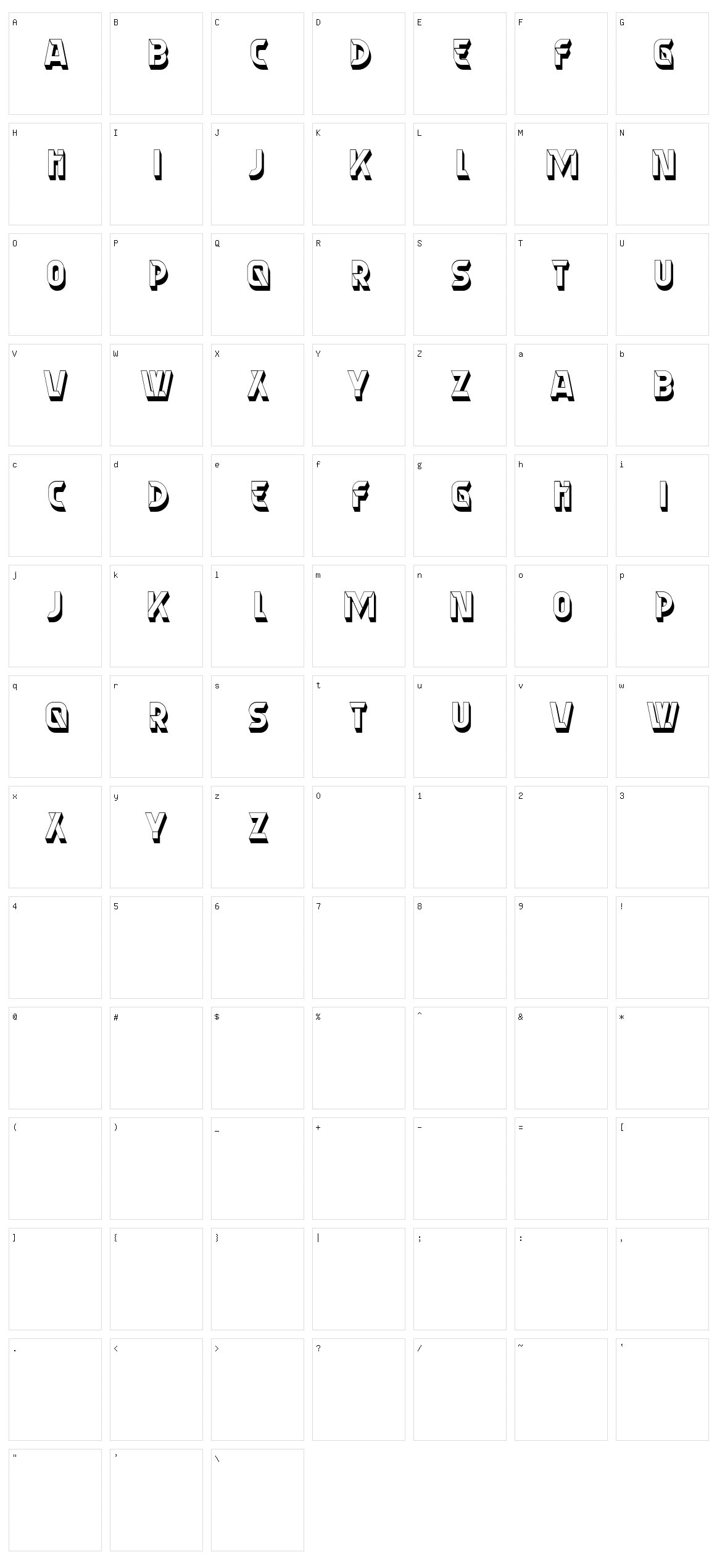 Almery Character Set