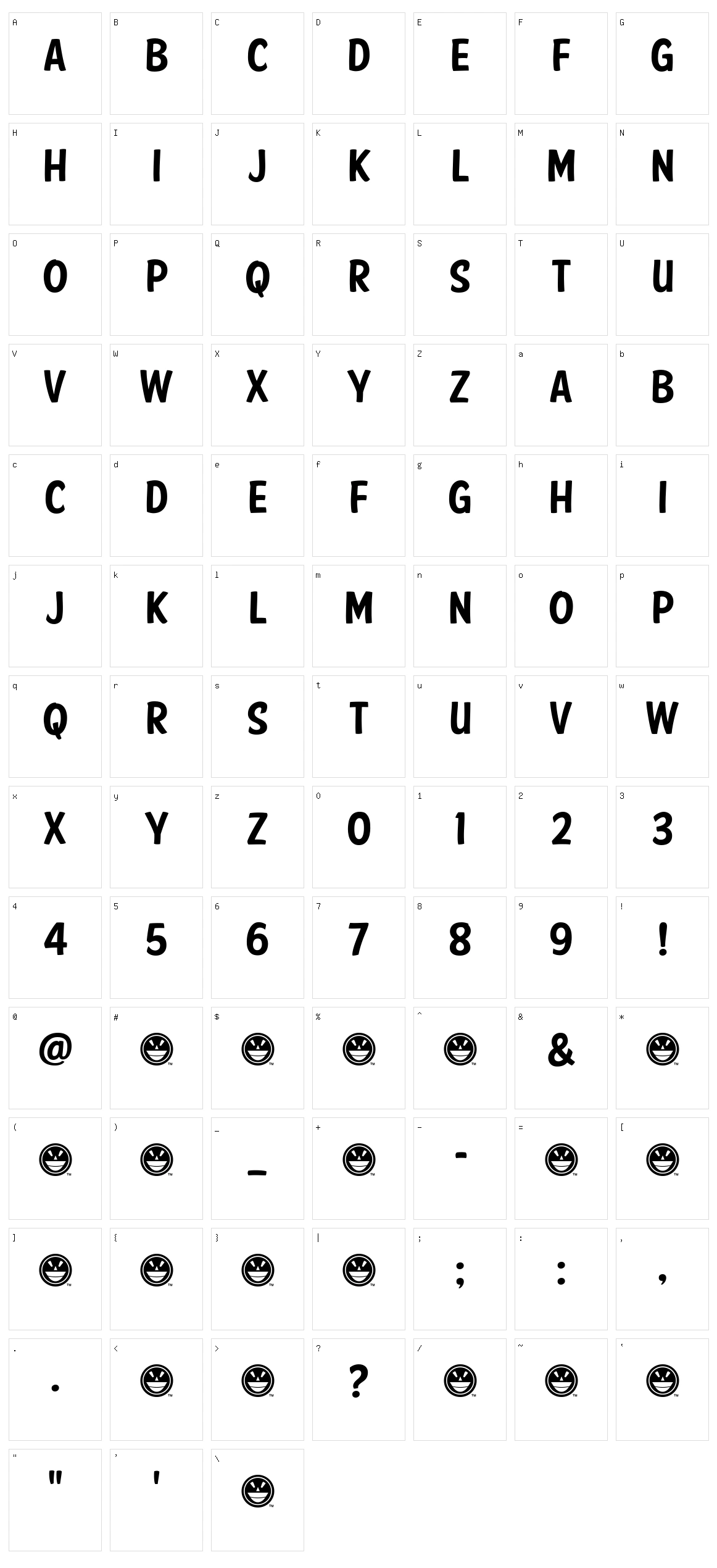 American Purpose Casual Character Set