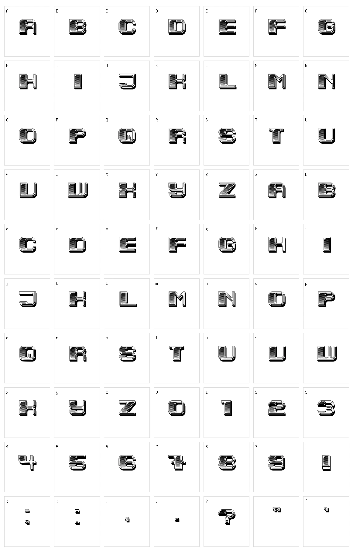 Arch Character Set