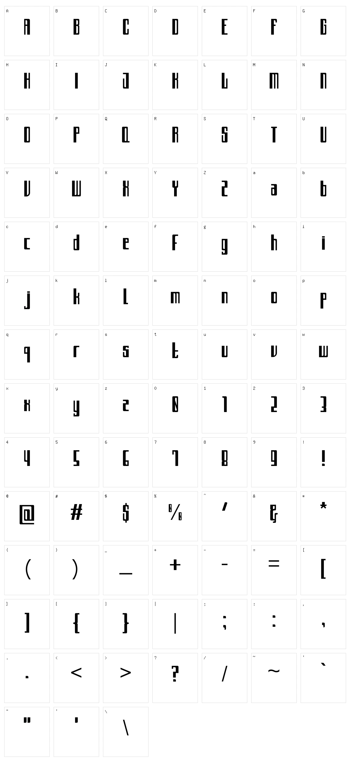 Archimate Character Set