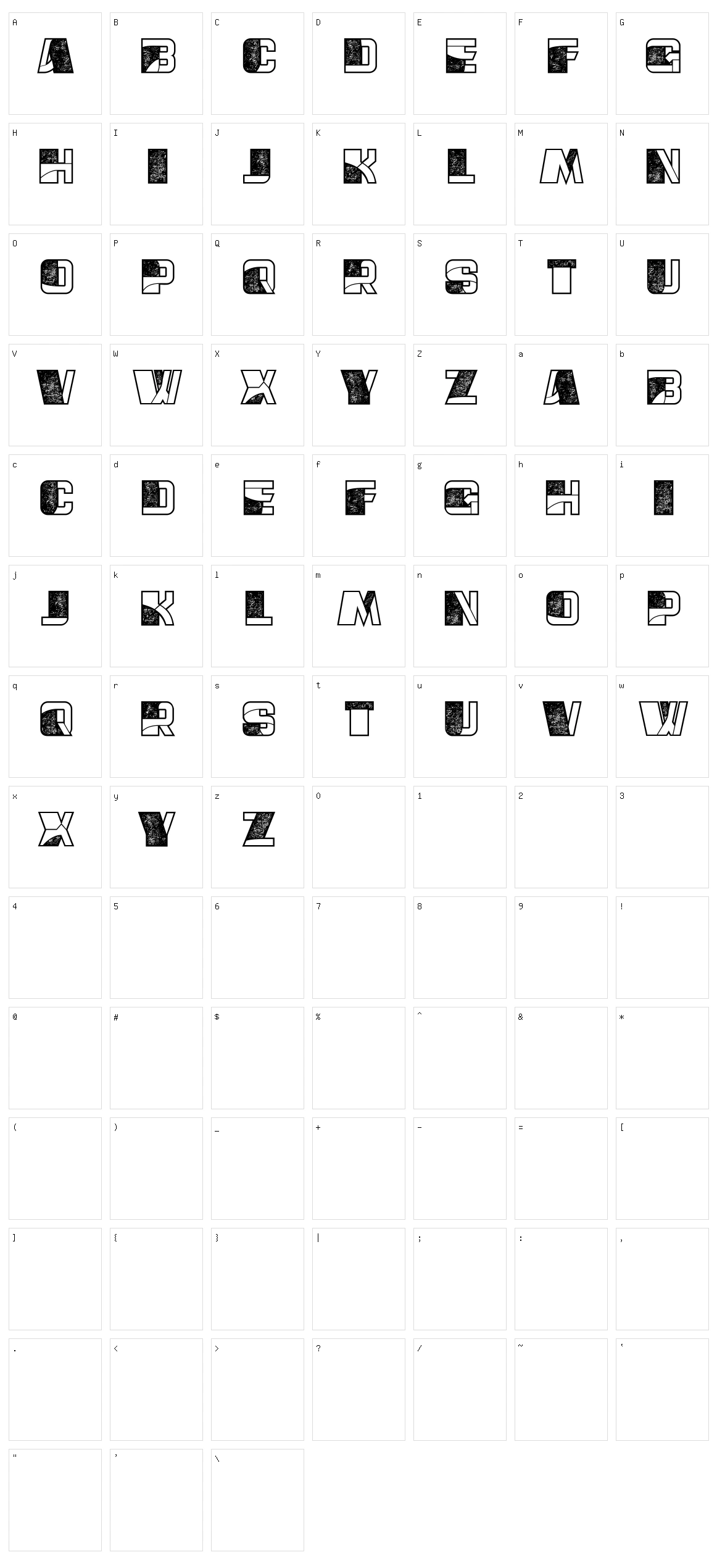 Argentina Character Set