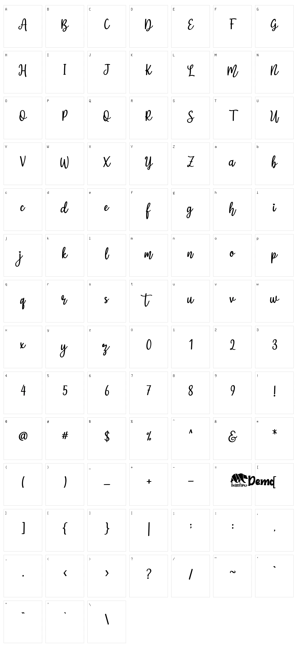 Magic Love Character Set