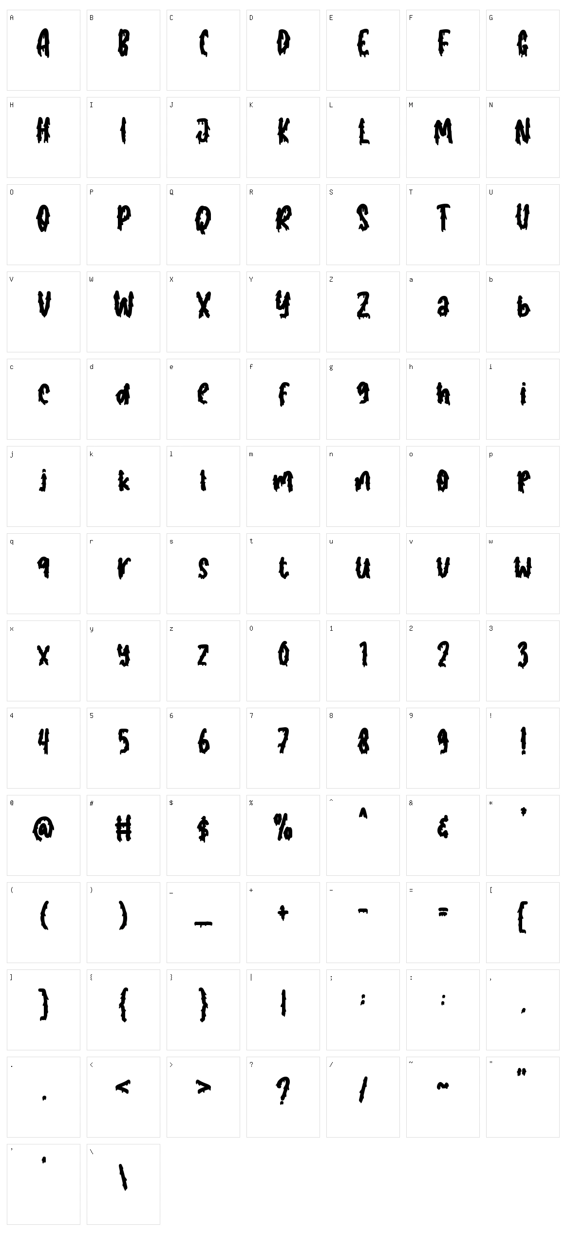 Scary Vampire Character Set