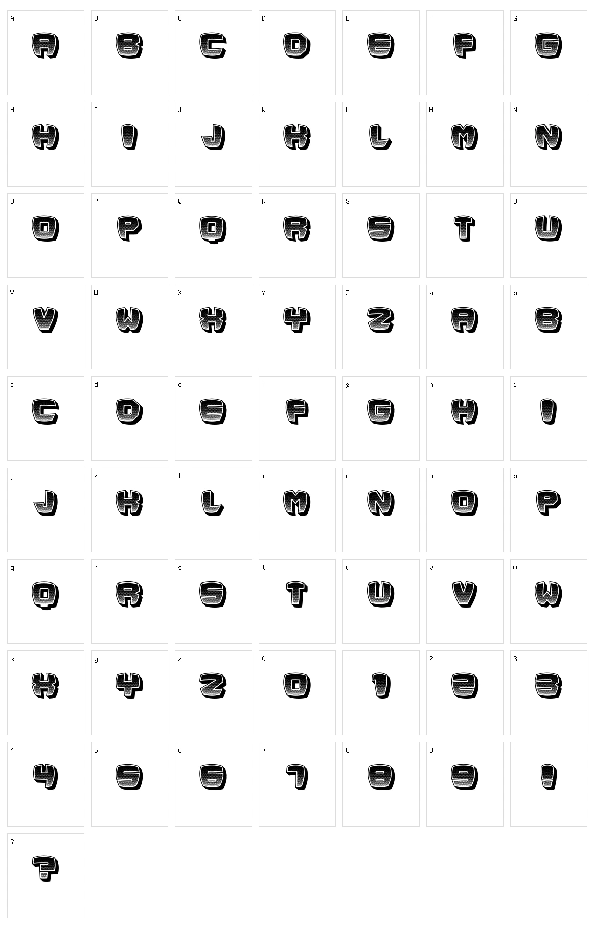 Bach Character Set