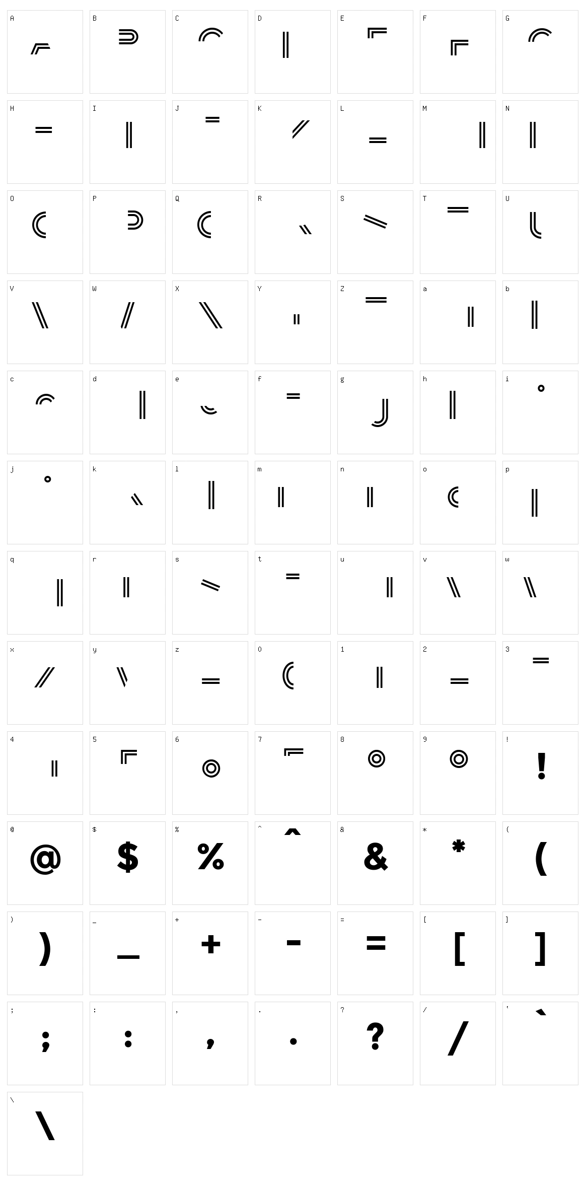 Balans Character Set