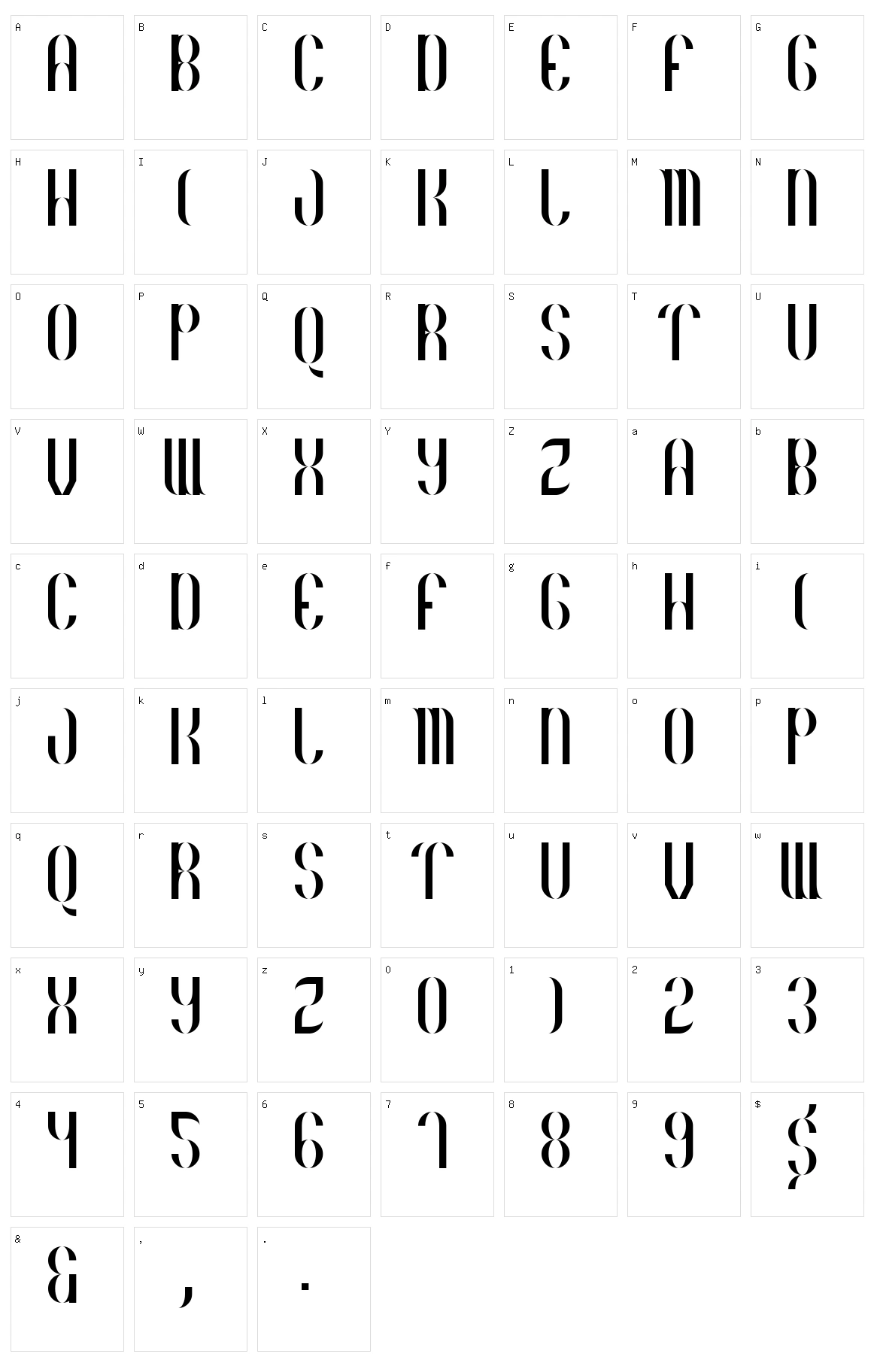 Basico 1983 Character Set