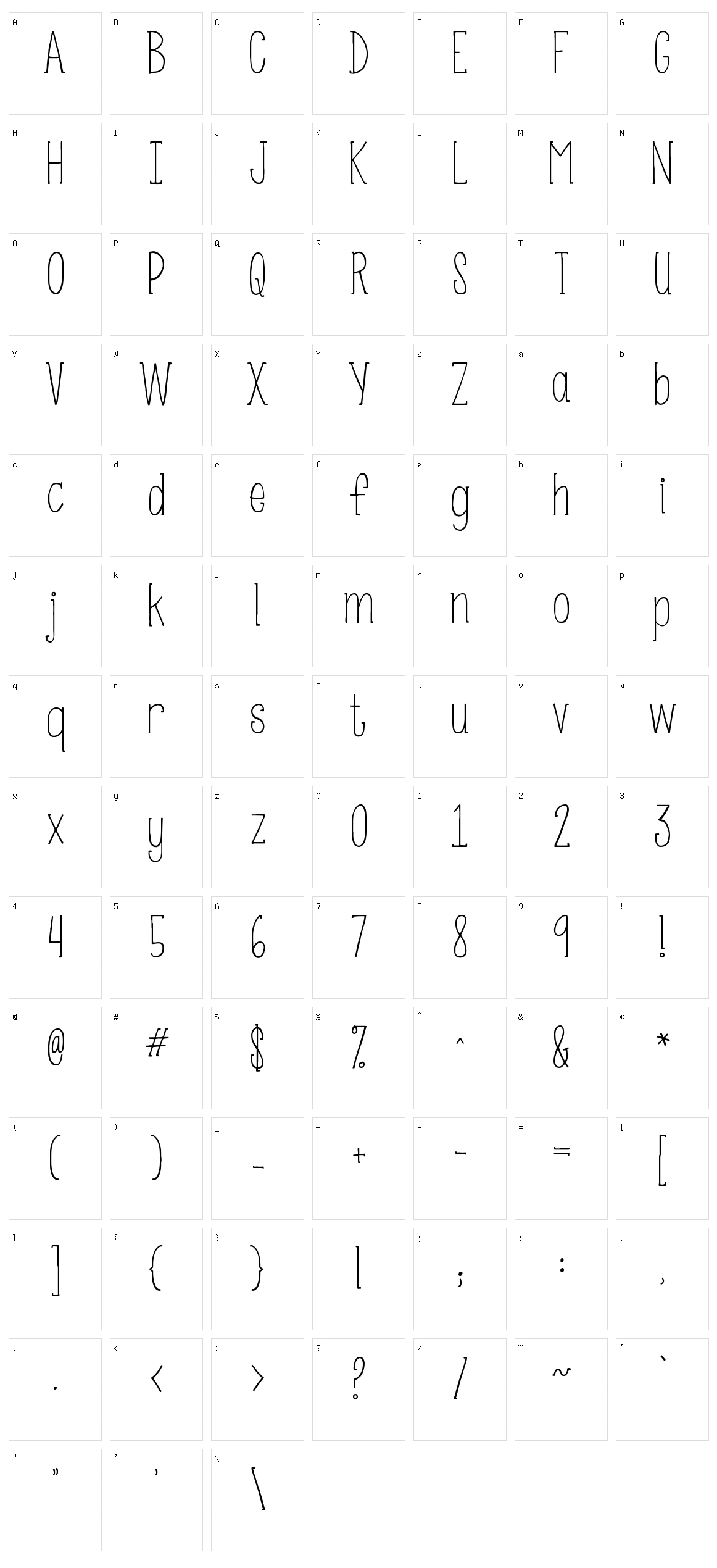 KG Somebody That I Used to Know Character Set
