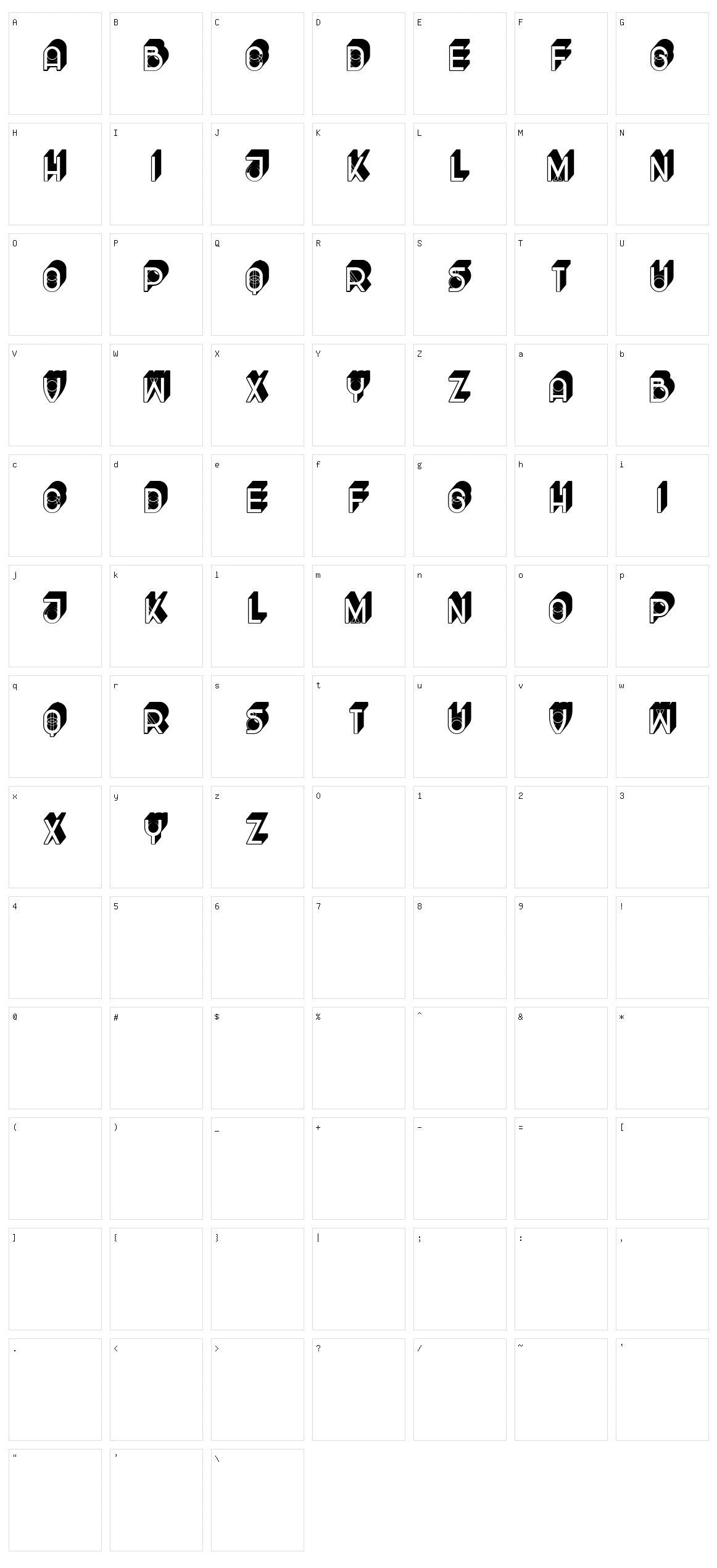 Beers Character Set