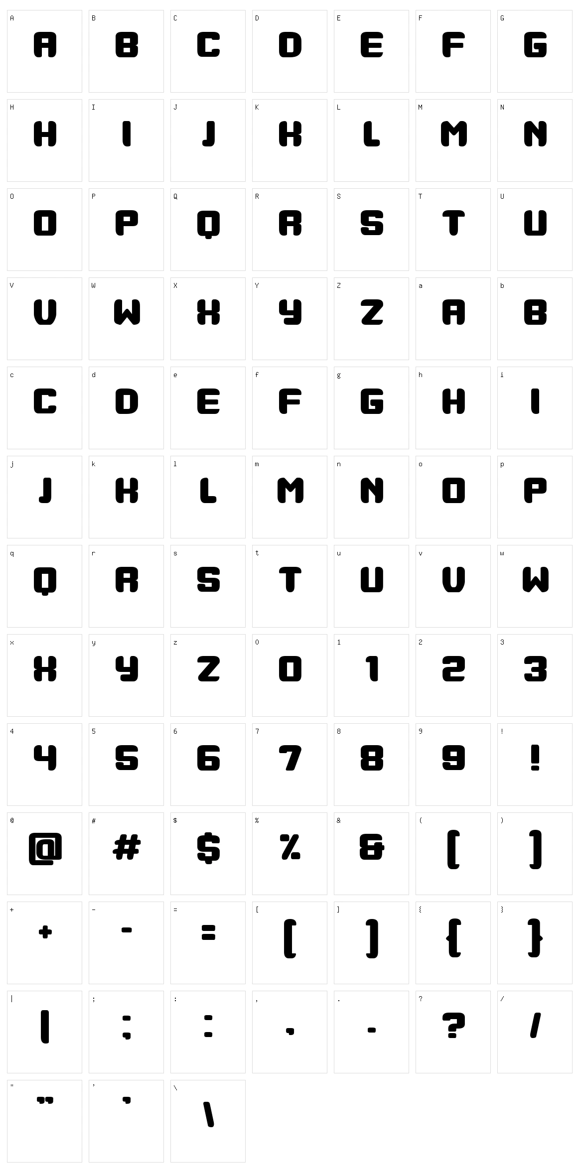 Big Boss Character Set